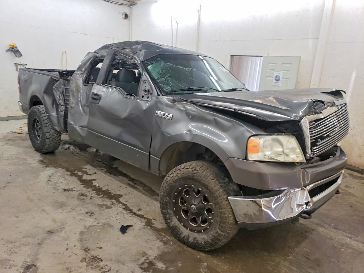 2007 Ford F150 Gray vin: 1FTPX14V37NA87749