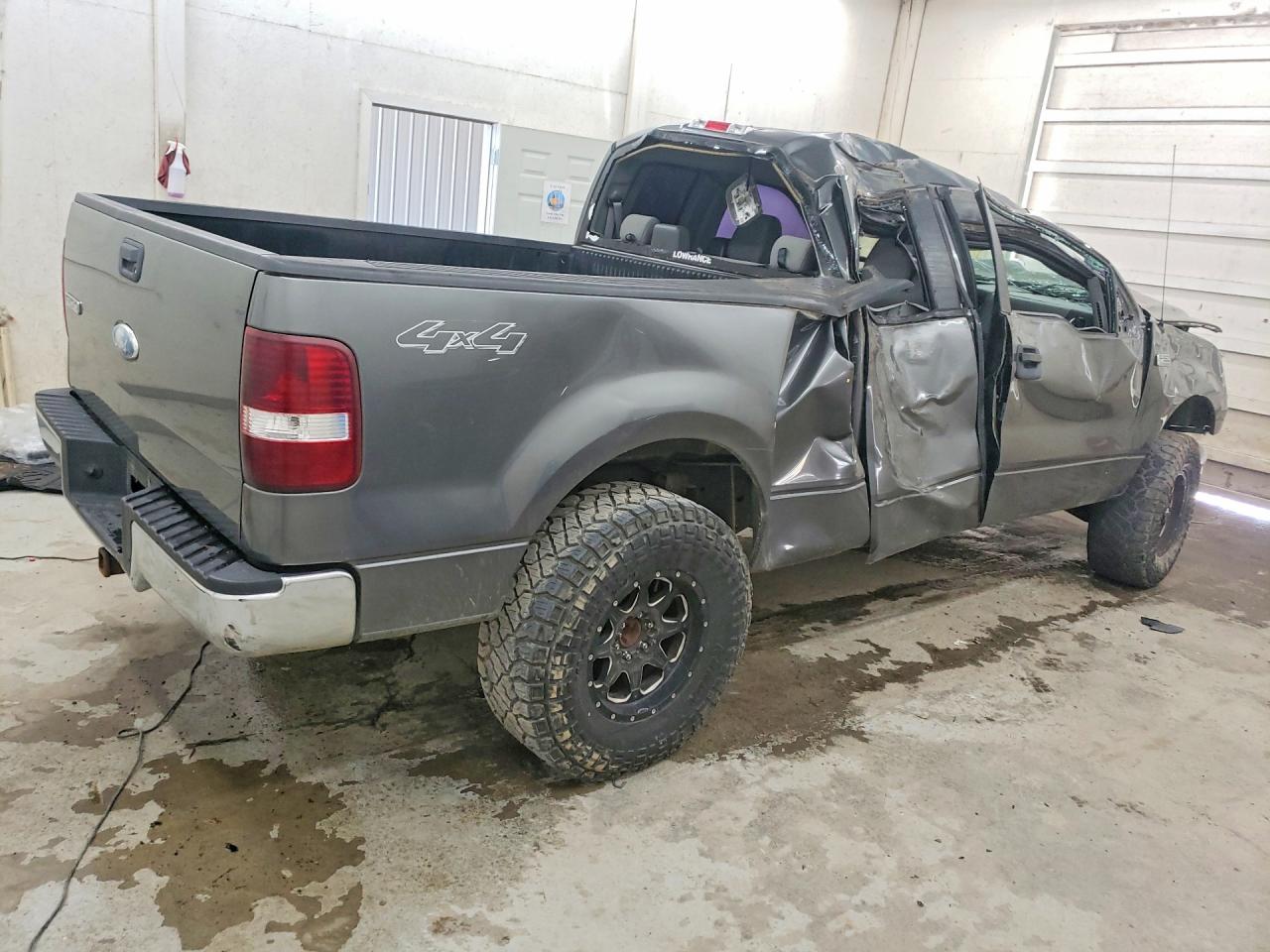 2007 Ford F150 Gray vin: 1FTPX14V37NA87749