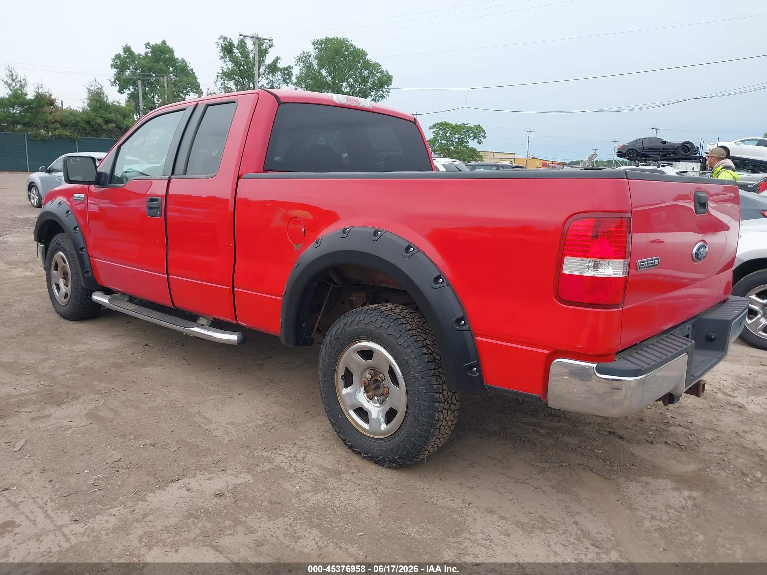 2008 Ford F-150 60th Anniversary/fx4/lariat/xl/xlt Red vin: 1FTPX14V38FA15591