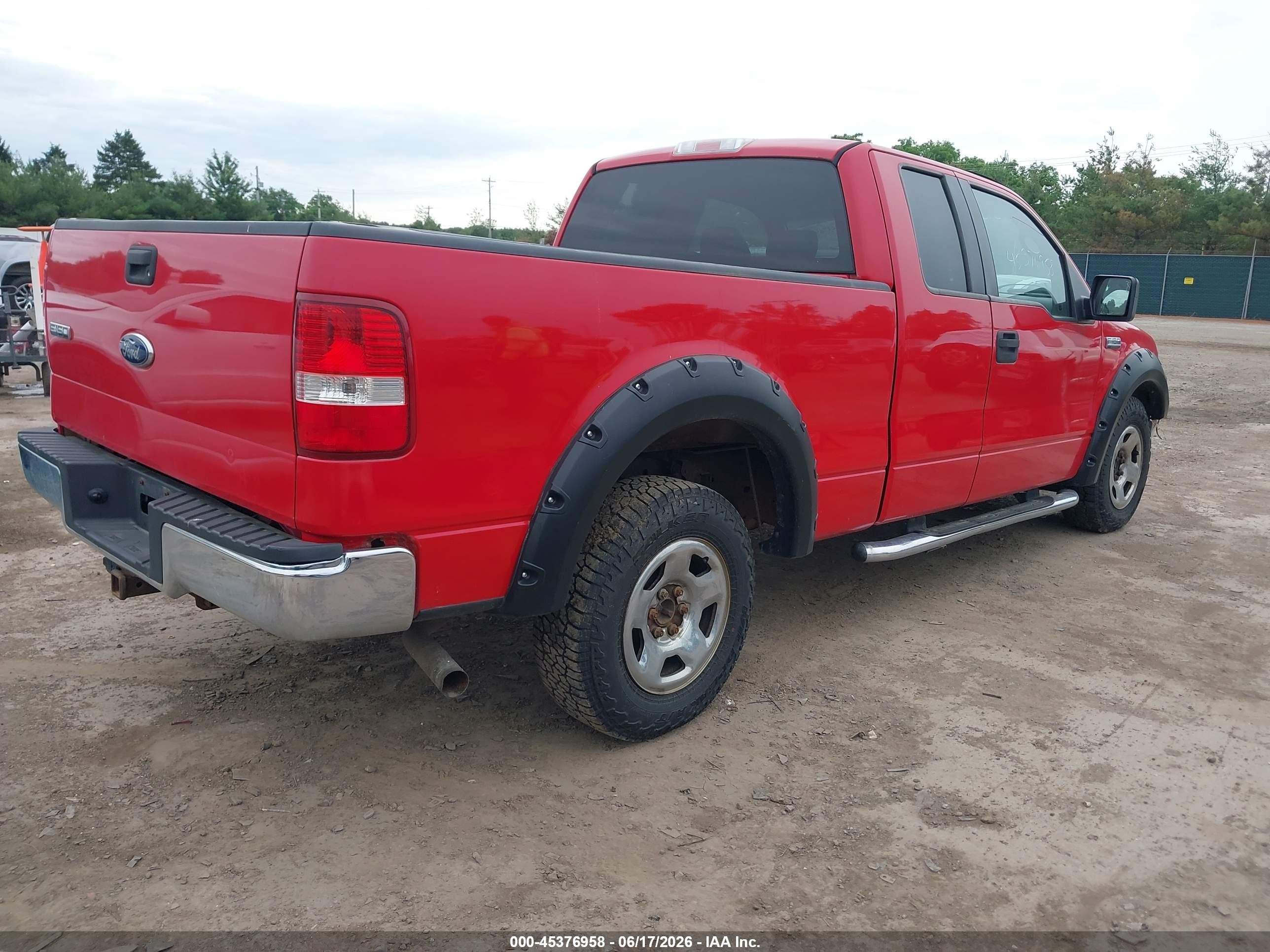 2008 Ford F-150 60th Anniversary/fx4/lariat/xl/xlt Red vin: 1FTPX14V38FA15591