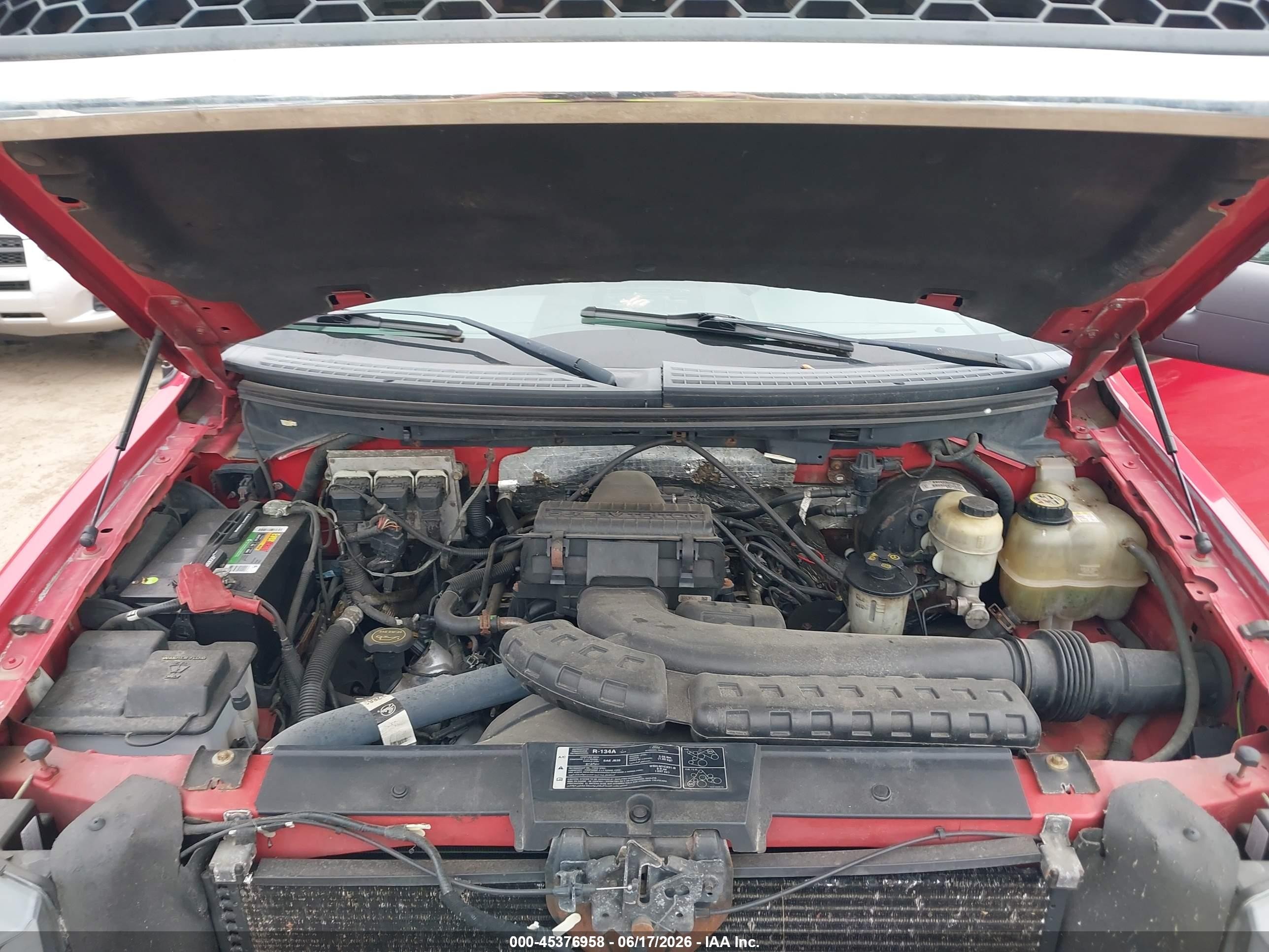 2008 Ford F-150 60th Anniversary/fx4/lariat/xl/xlt Red vin: 1FTPX14V38FA15591