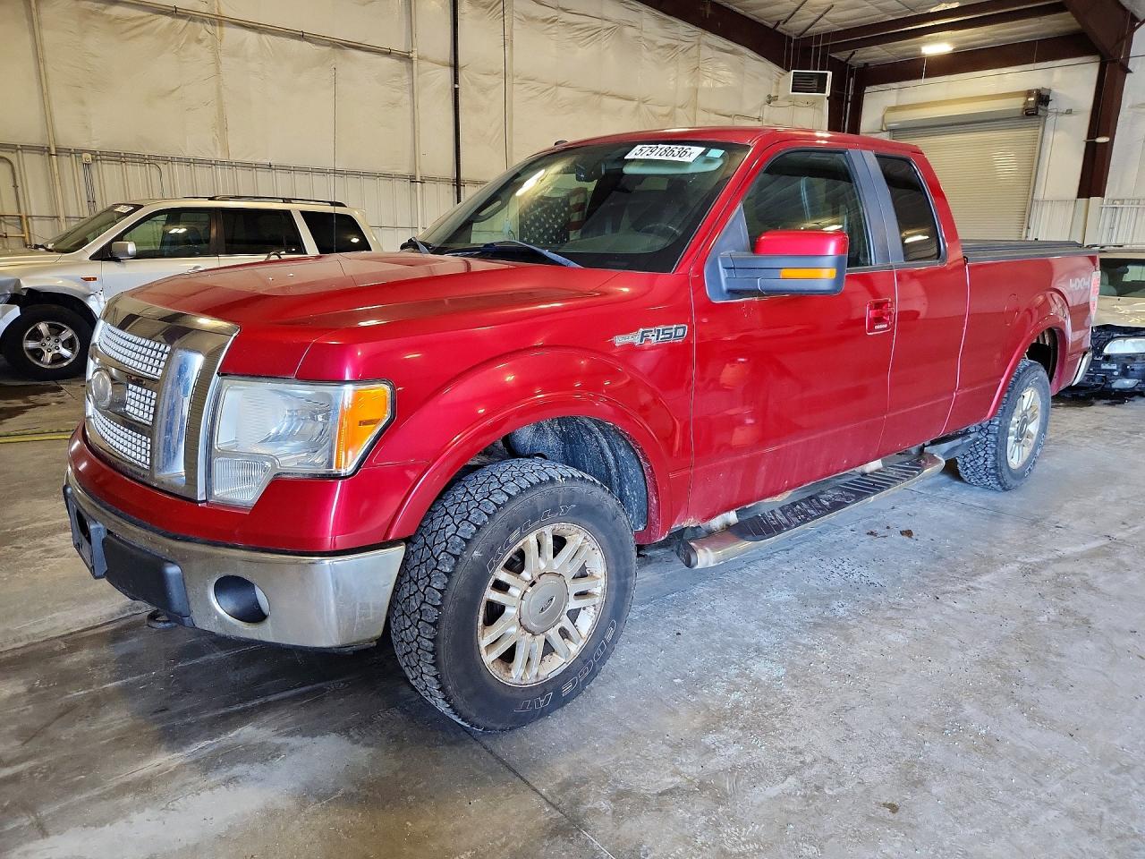 2009 Ford F150 Super Cab Красный vin: 1FTPX14V39FA89109