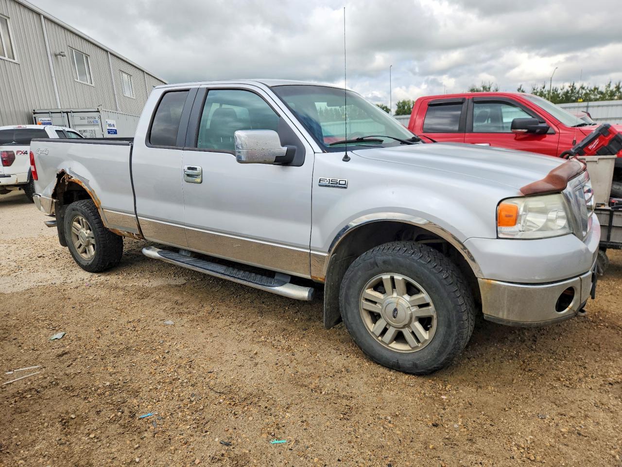 2007 Ford F150 Gray vin: 1FTPX14V47FA68010