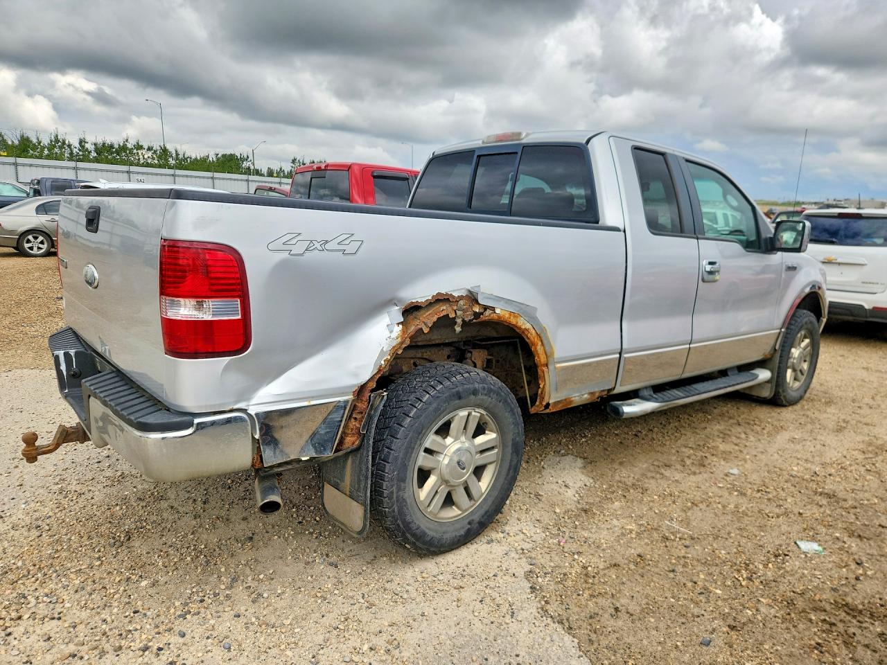 2007 Ford F150 Gray vin: 1FTPX14V47FA68010
