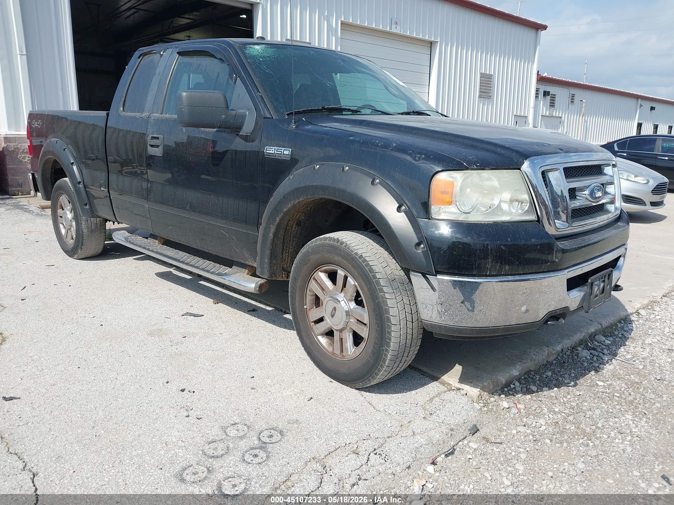 2007 Ford F-150 Fx4/lariat/xl/xlt Black vin: 1FTPX14V47FA80254