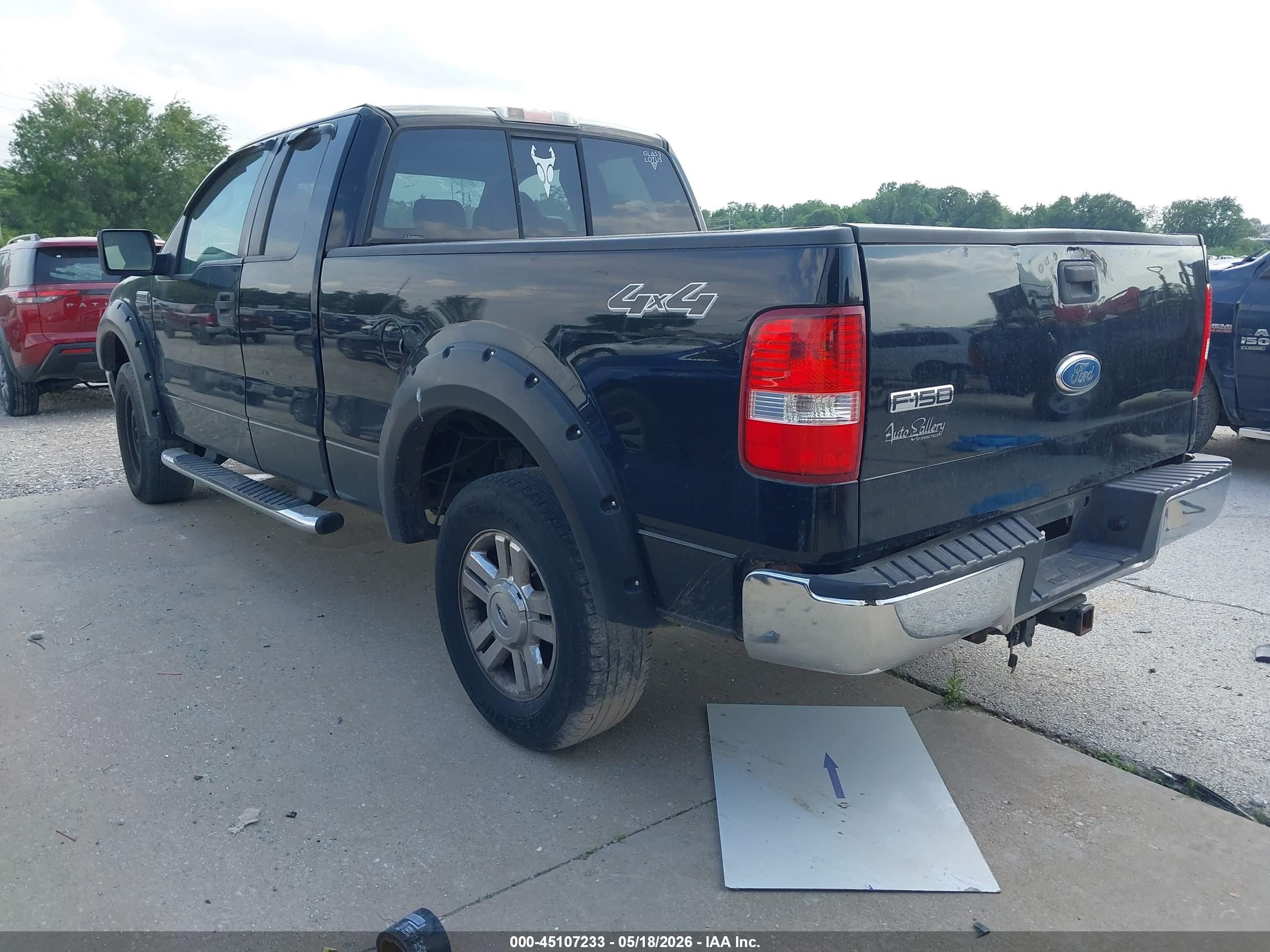 2007 Ford F-150 Fx4/lariat/xl/xlt Black vin: 1FTPX14V47FA80254