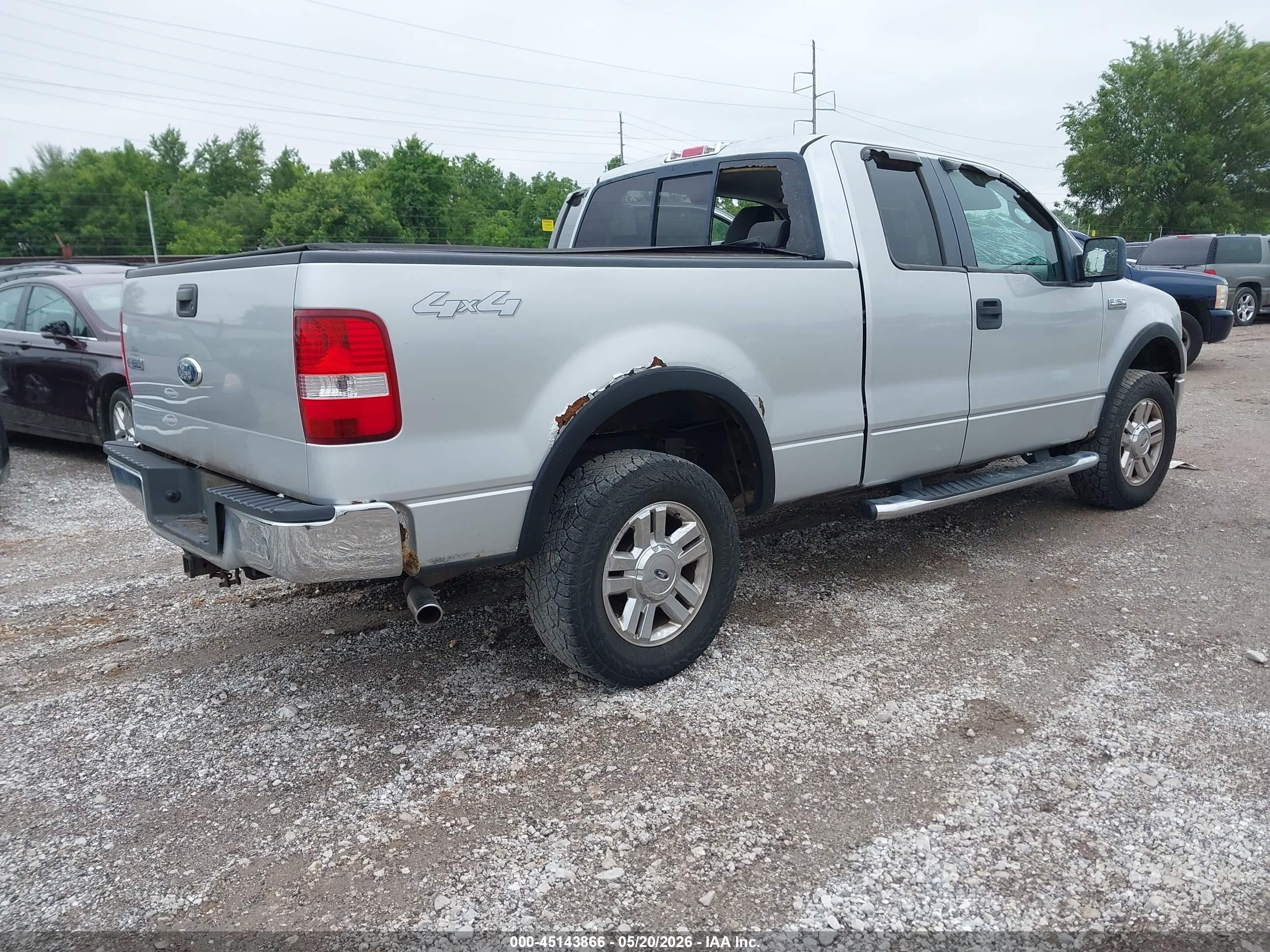 2007 Ford F-150 Fx4/lariat/xl/xlt Silver vin: 1FTPX14V47FA87009