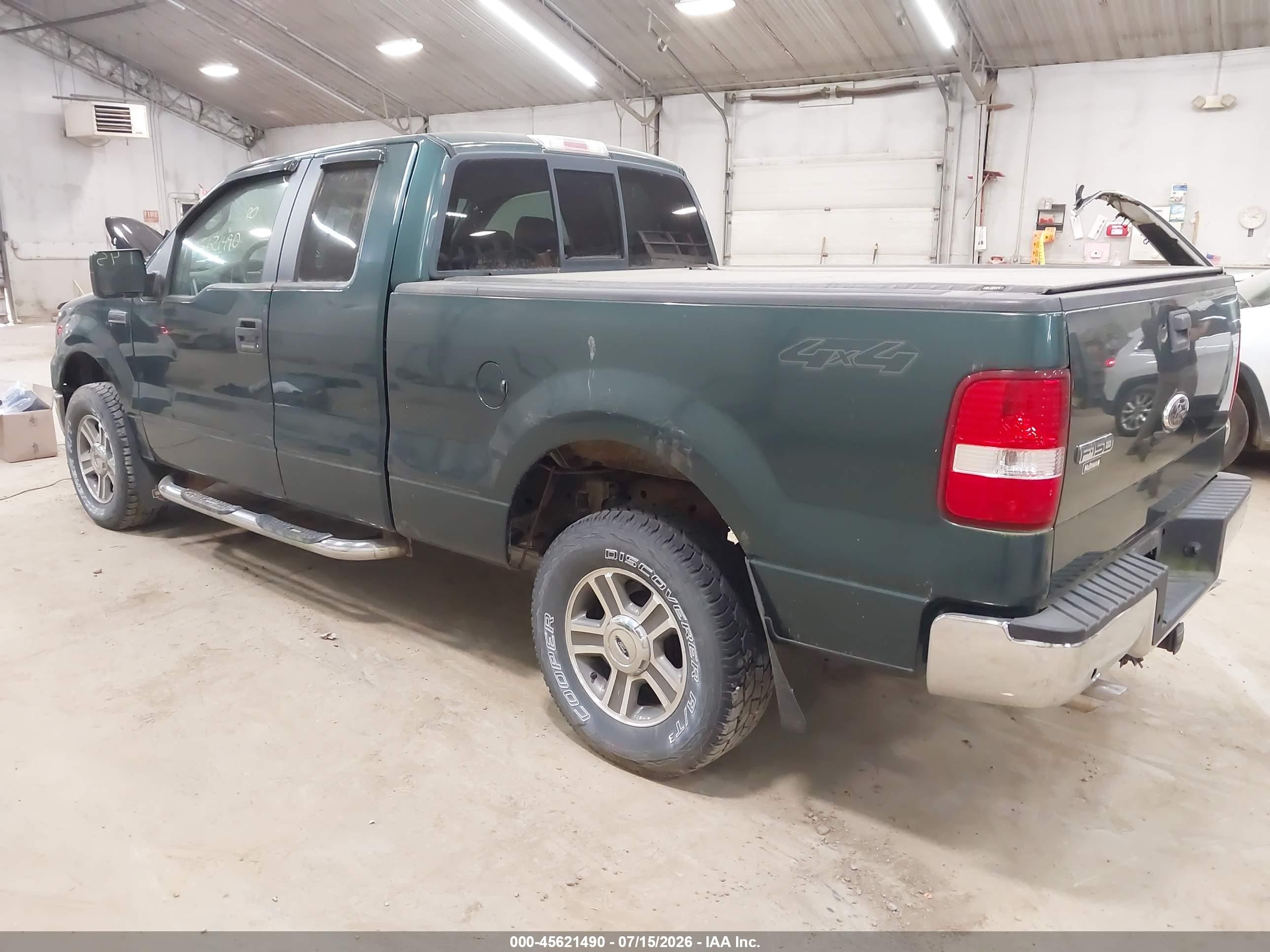 2007 Ford F-150 Fx4/lariat/xl/xlt Зеленый vin: 1FTPX14V47FB05444