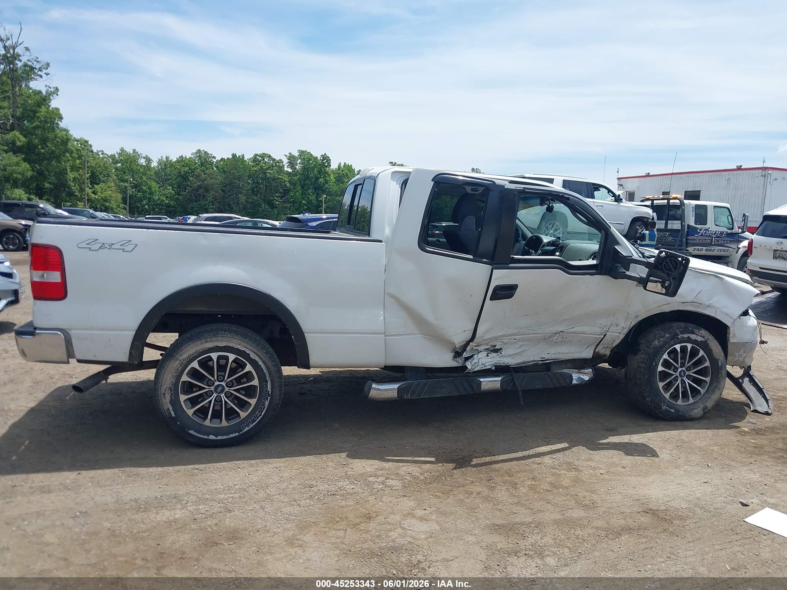 2007 Ford F-150 Fx4/lariat/xl/xlt White vin: 1FTPX14V47FB05976