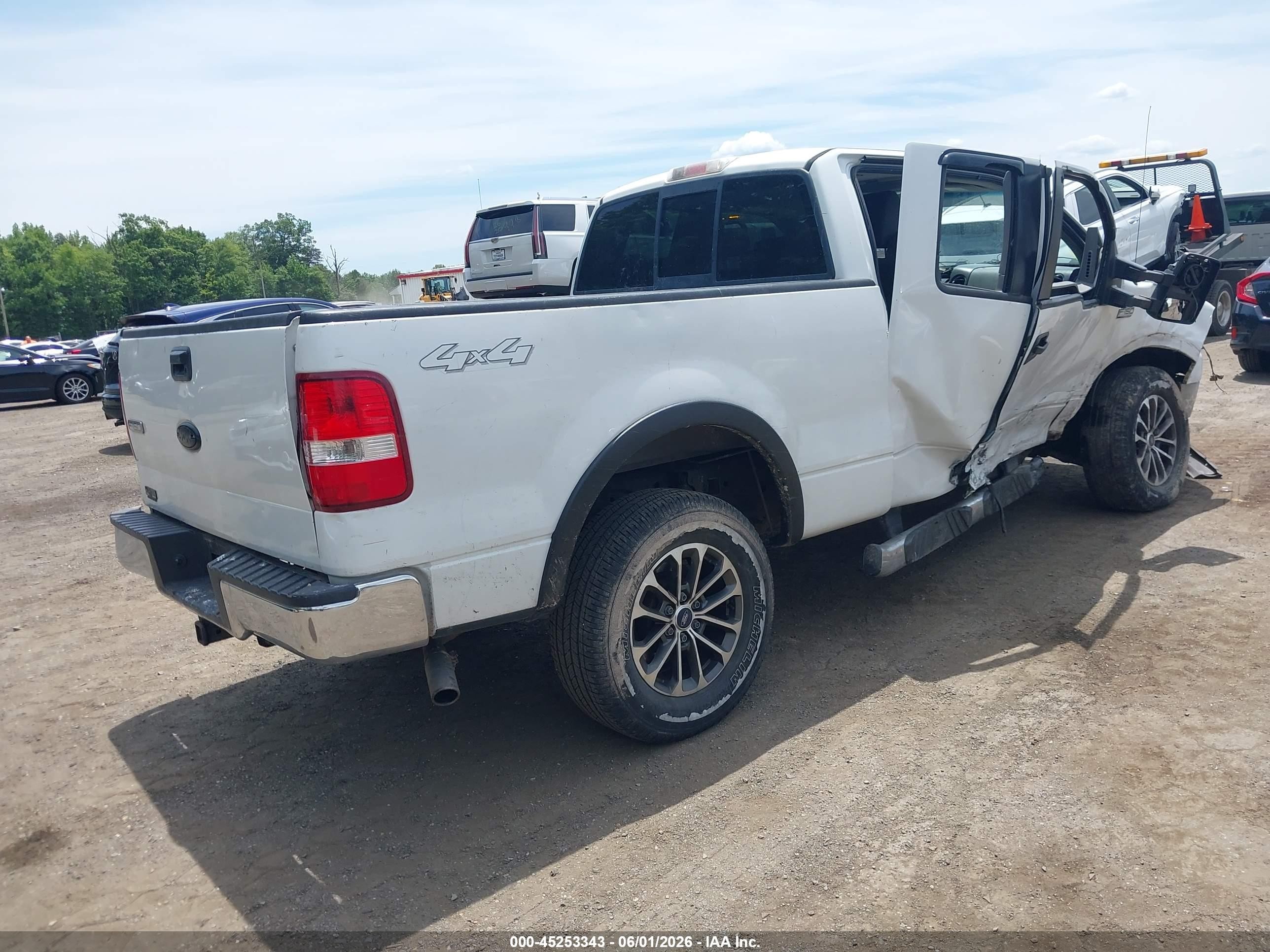 2007 Ford F-150 Fx4/lariat/xl/xlt White vin: 1FTPX14V47FB05976