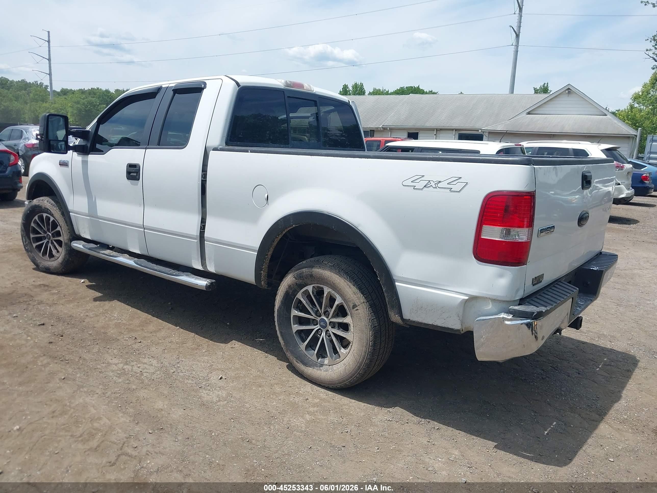 2007 Ford F-150 Fx4/lariat/xl/xlt White vin: 1FTPX14V47FB05976