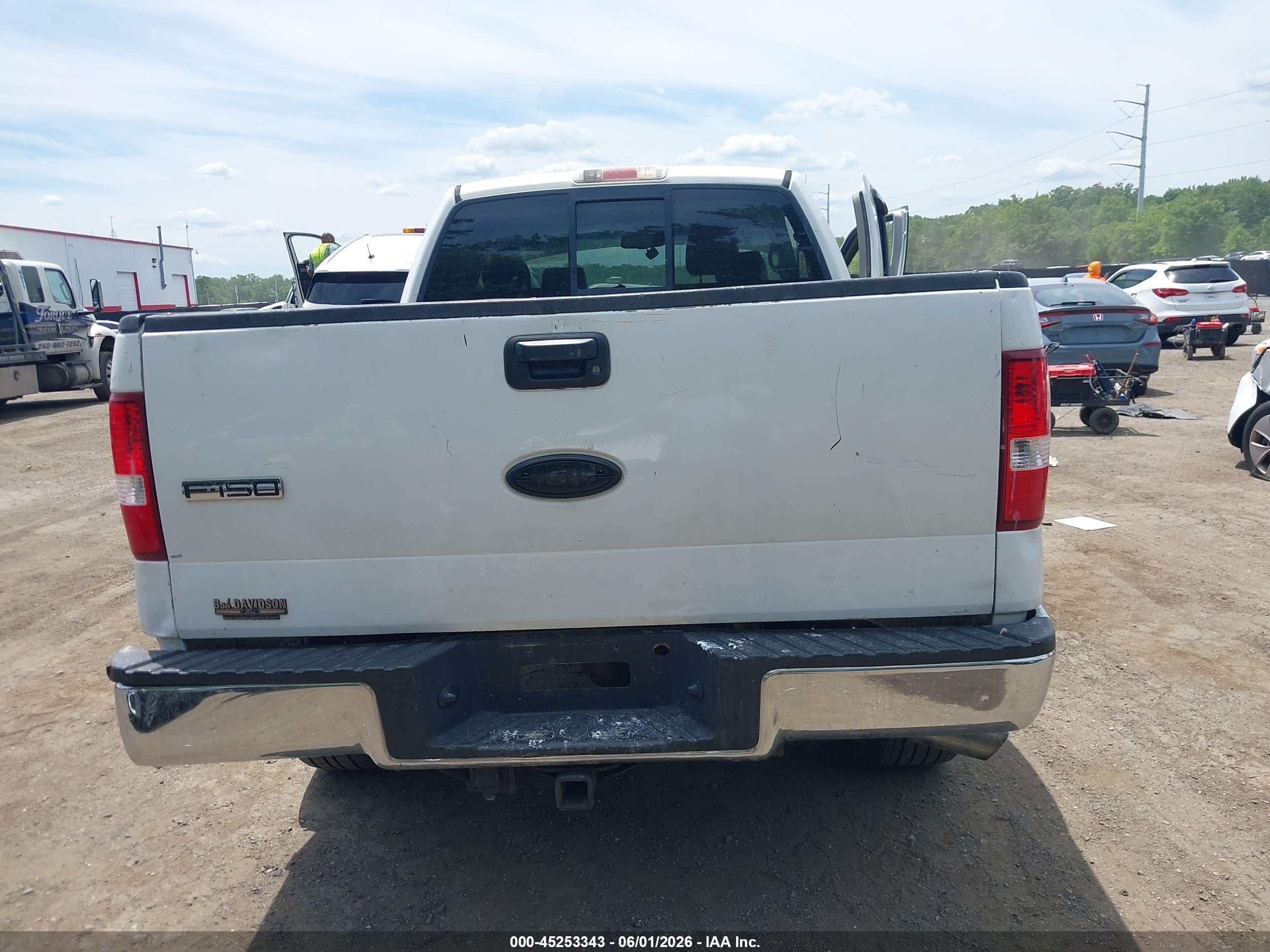 2007 Ford F-150 Fx4/lariat/xl/xlt White vin: 1FTPX14V47FB05976