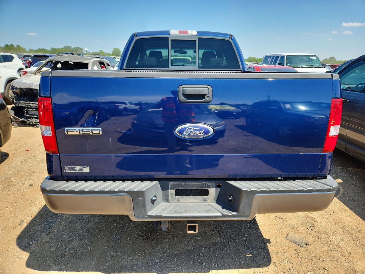 2007 Ford F150 Blue vin: 1FTPX14V47KD65687