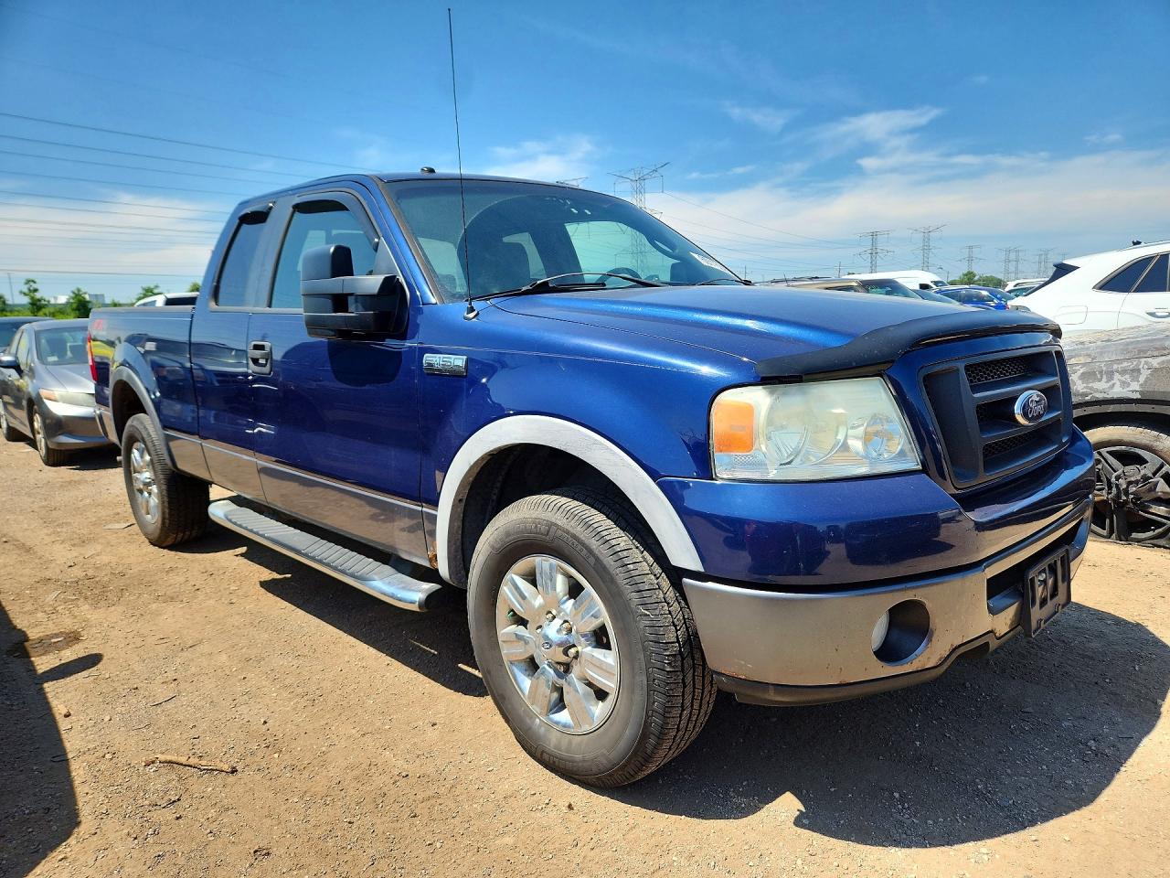 2007 Ford F150 Blue vin: 1FTPX14V47KD65687