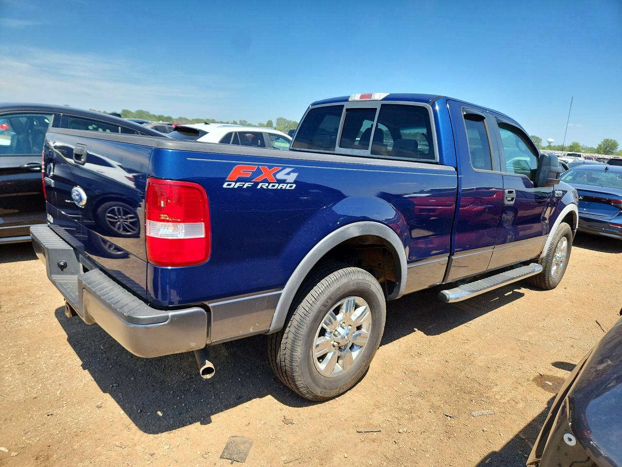 2007 Ford F150 Blue vin: 1FTPX14V47KD65687