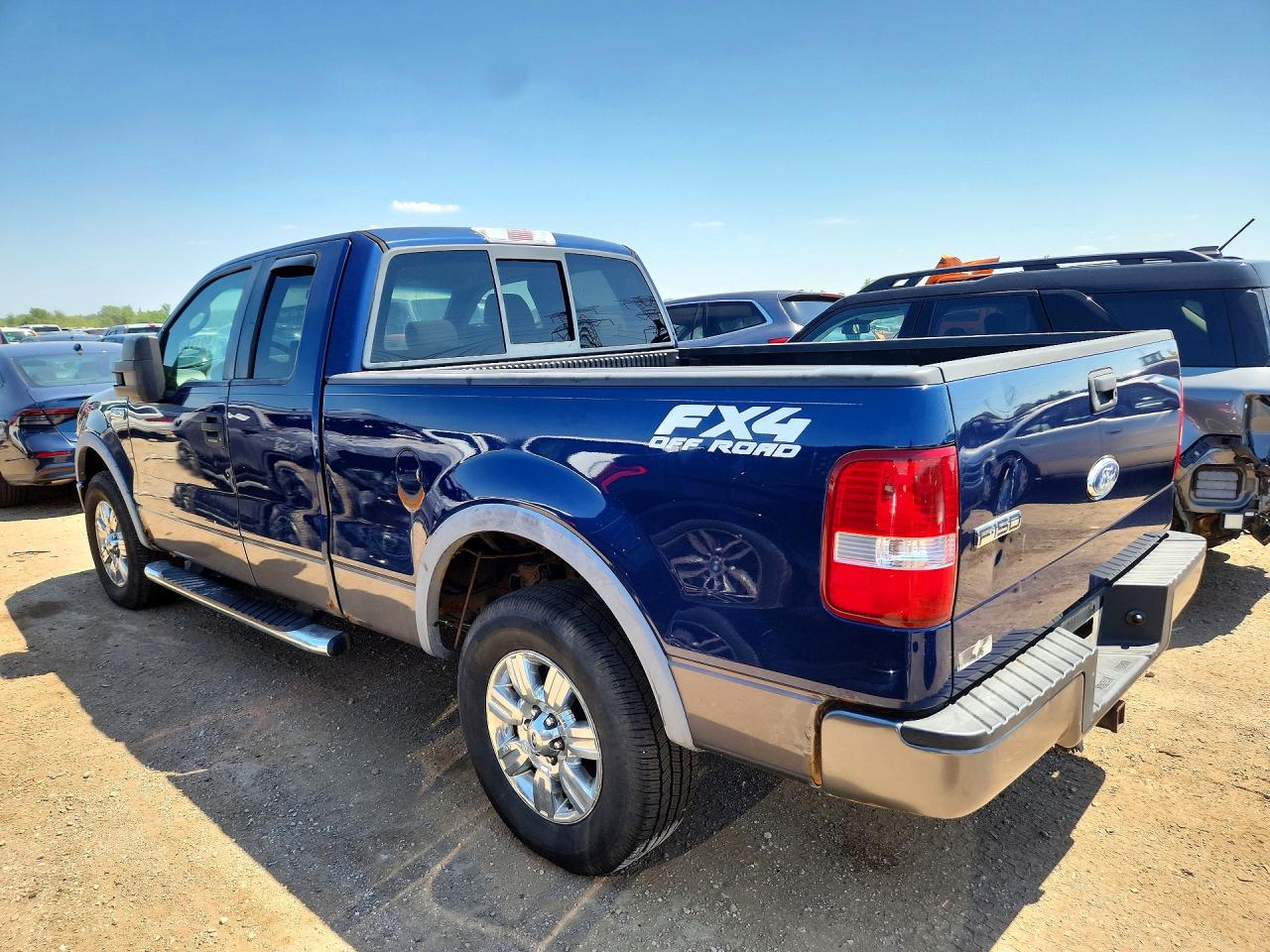 2007 Ford F150 Blue vin: 1FTPX14V47KD65687