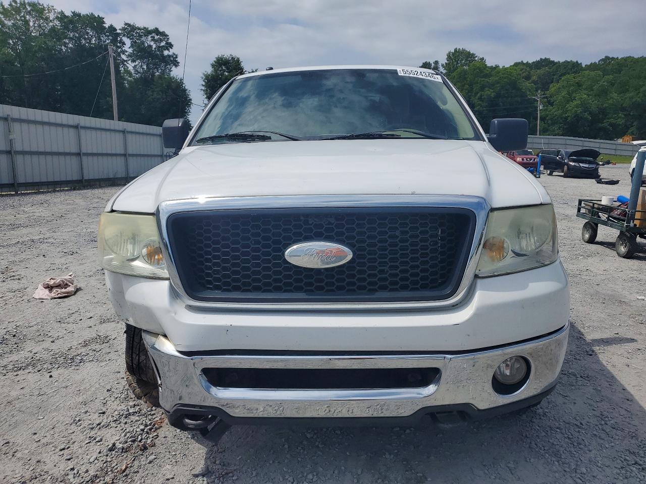 2007 Ford F150 White vin: 1FTPX14V47NA41542