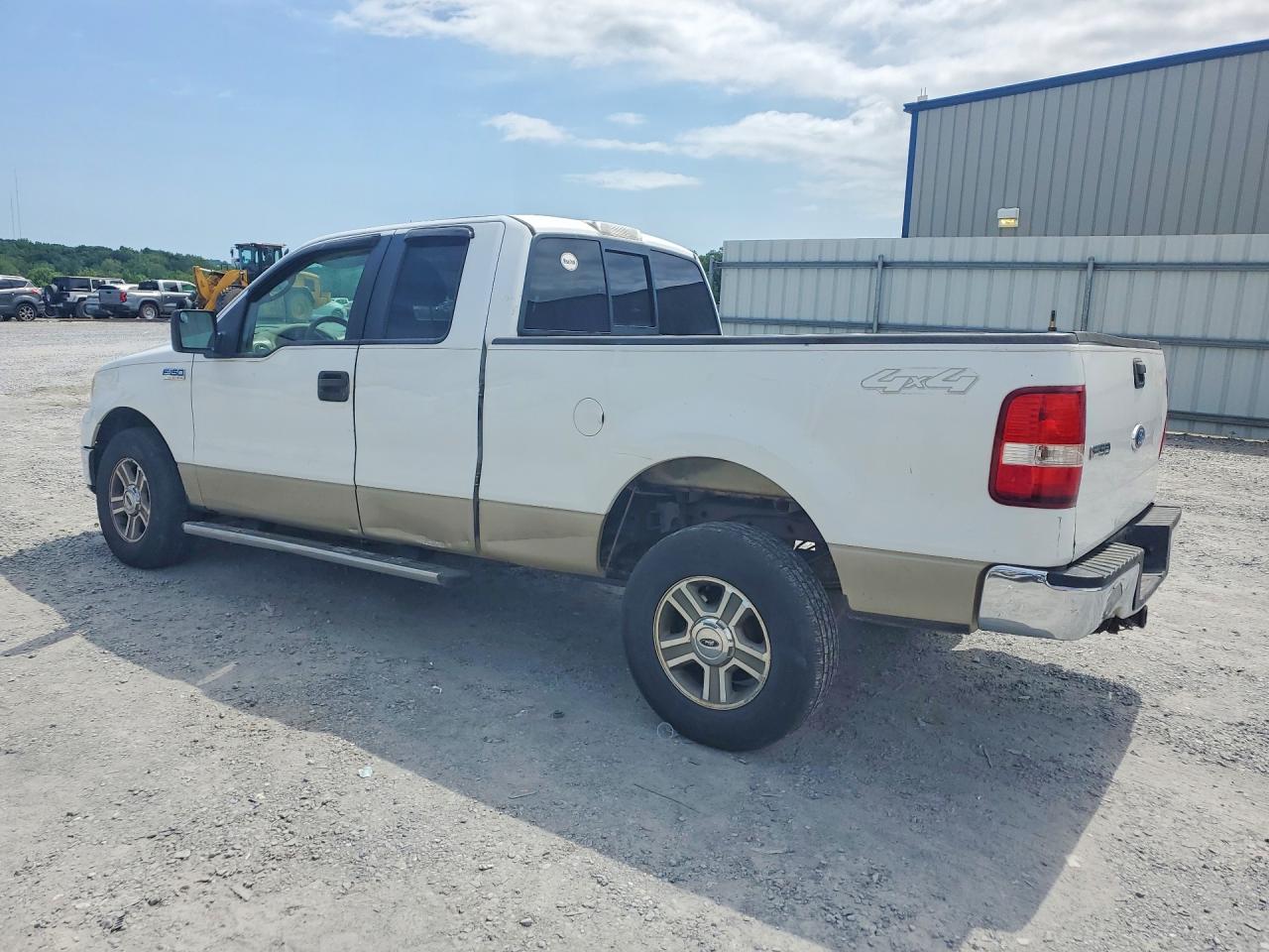 2007 Ford F150 White vin: 1FTPX14V47NA41542