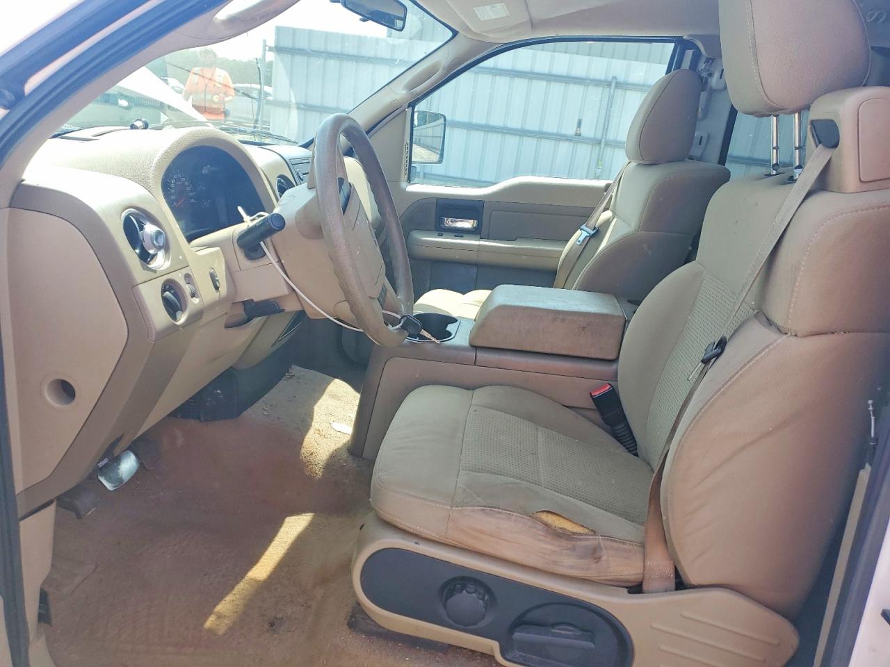 2007 Ford F150 White vin: 1FTPX14V47NA41542