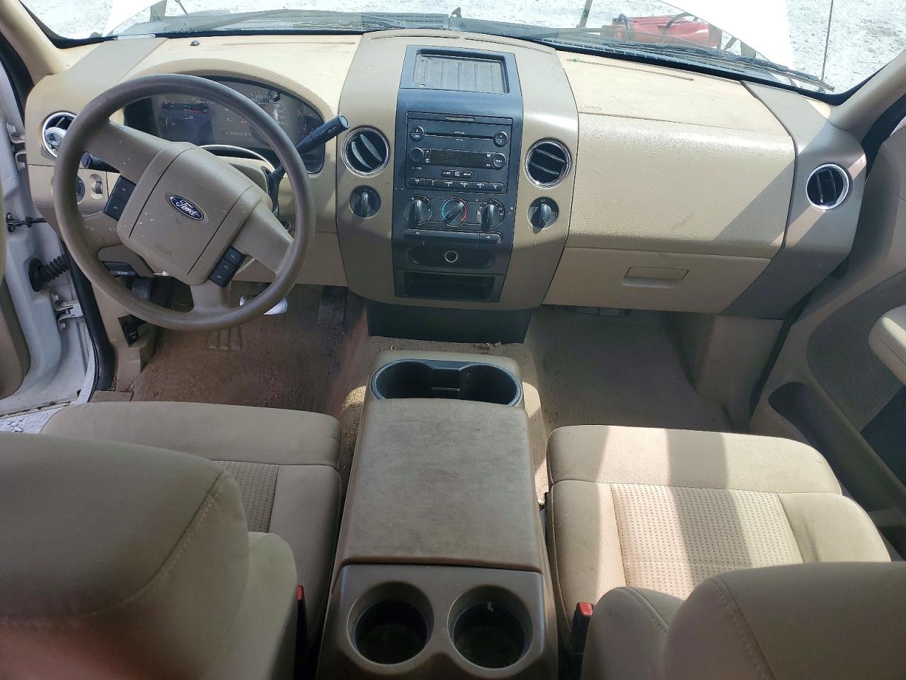 2007 Ford F150 White vin: 1FTPX14V47NA41542