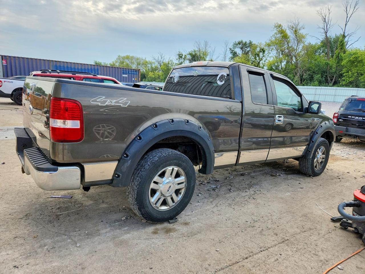 2008 Ford F150 Gray vin: 1FTPX14V48FA02493