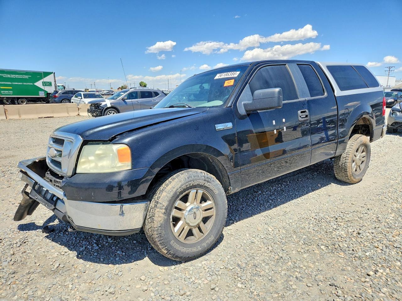 2008 Ford F150 Black vin: 1FTPX14V48FA54917