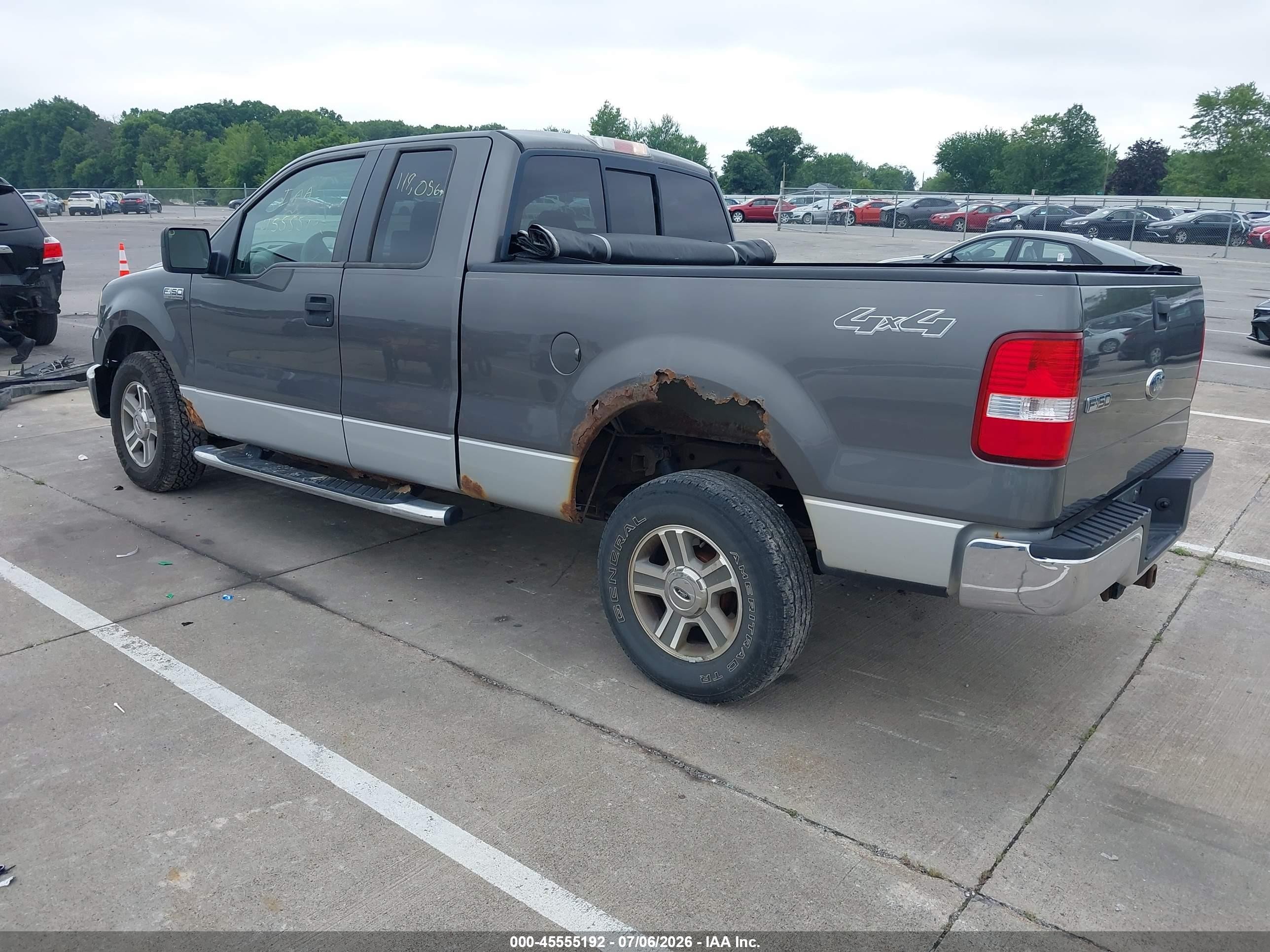 2008 Ford F-150 60th Anniversary/fx4/lariat/xl/xlt Gray vin: 1FTPX14V48FA72298