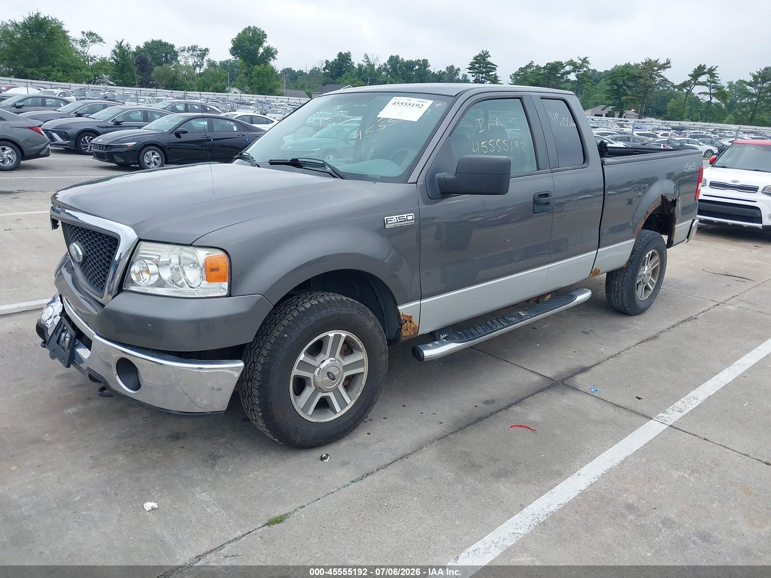2008 Ford F-150 60th Anniversary/fx4/lariat/xl/xlt Gray vin: 1FTPX14V48FA72298