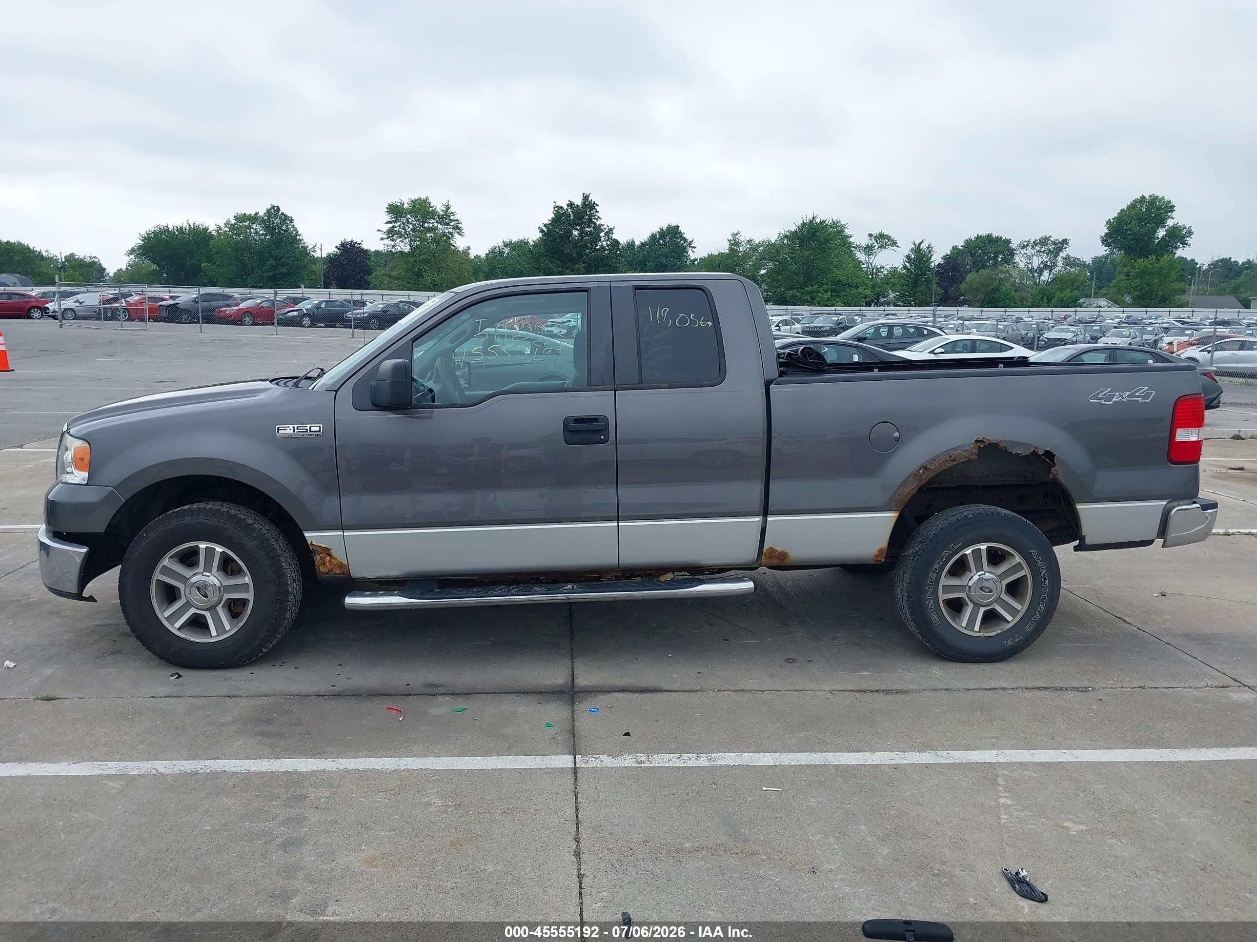 2008 Ford F-150 60th Anniversary/fx4/lariat/xl/xlt Gray vin: 1FTPX14V48FA72298