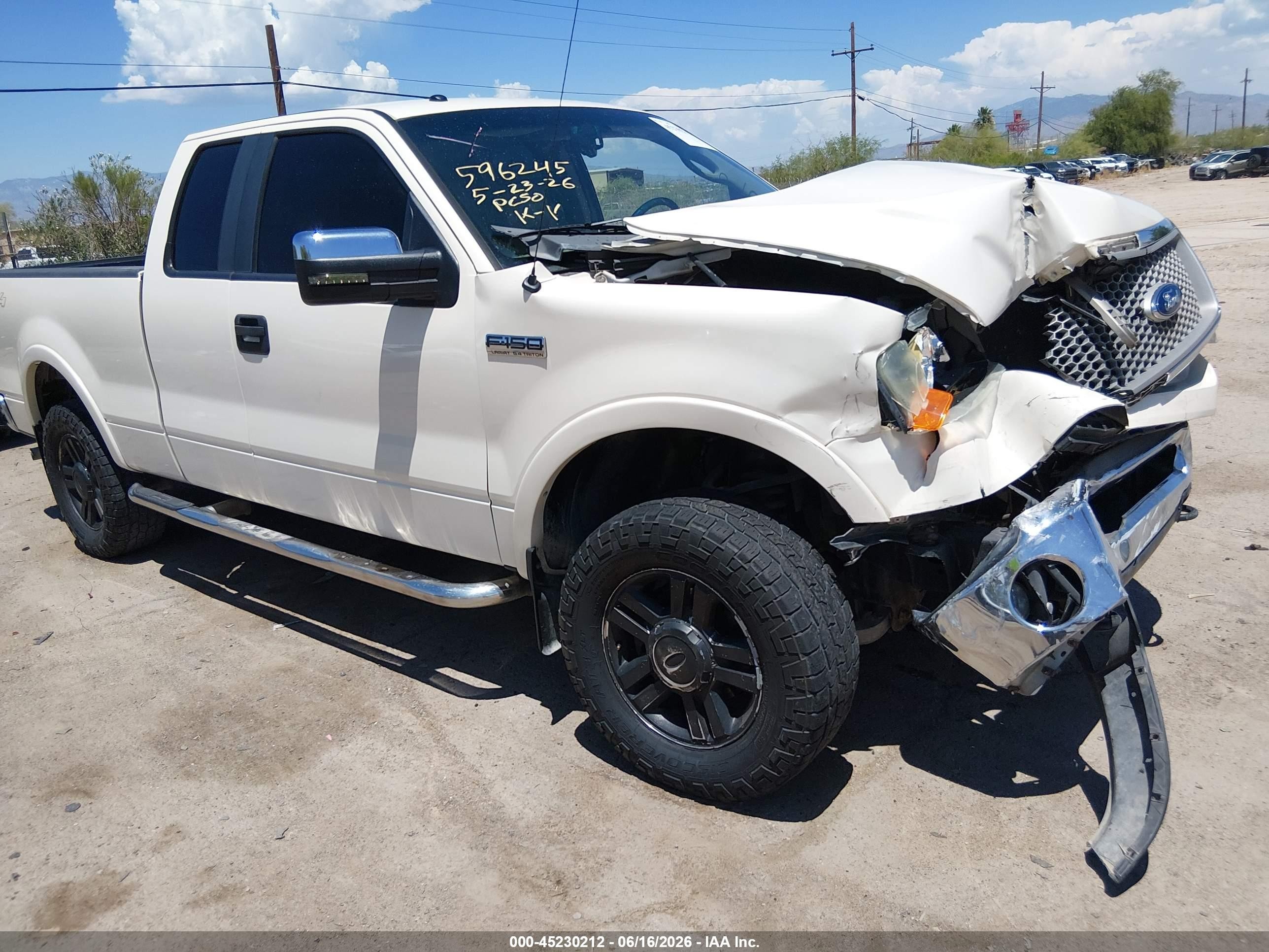 2008 Ford F-150 Fx4/lariat/xl/xlt Белый vin: 1FTPX14V48FB56783