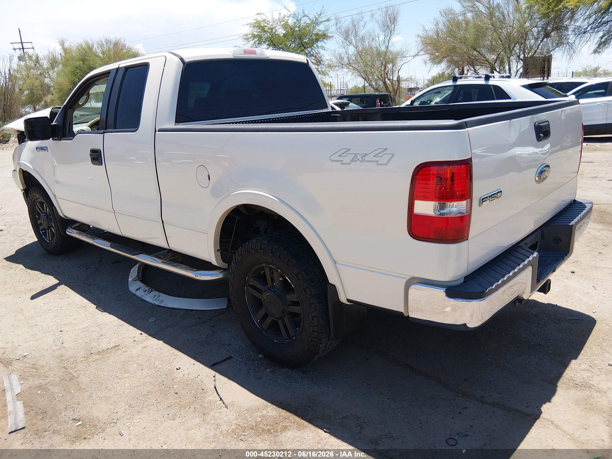 2008 Ford F-150 Fx4/lariat/xl/xlt Белый vin: 1FTPX14V48FB56783