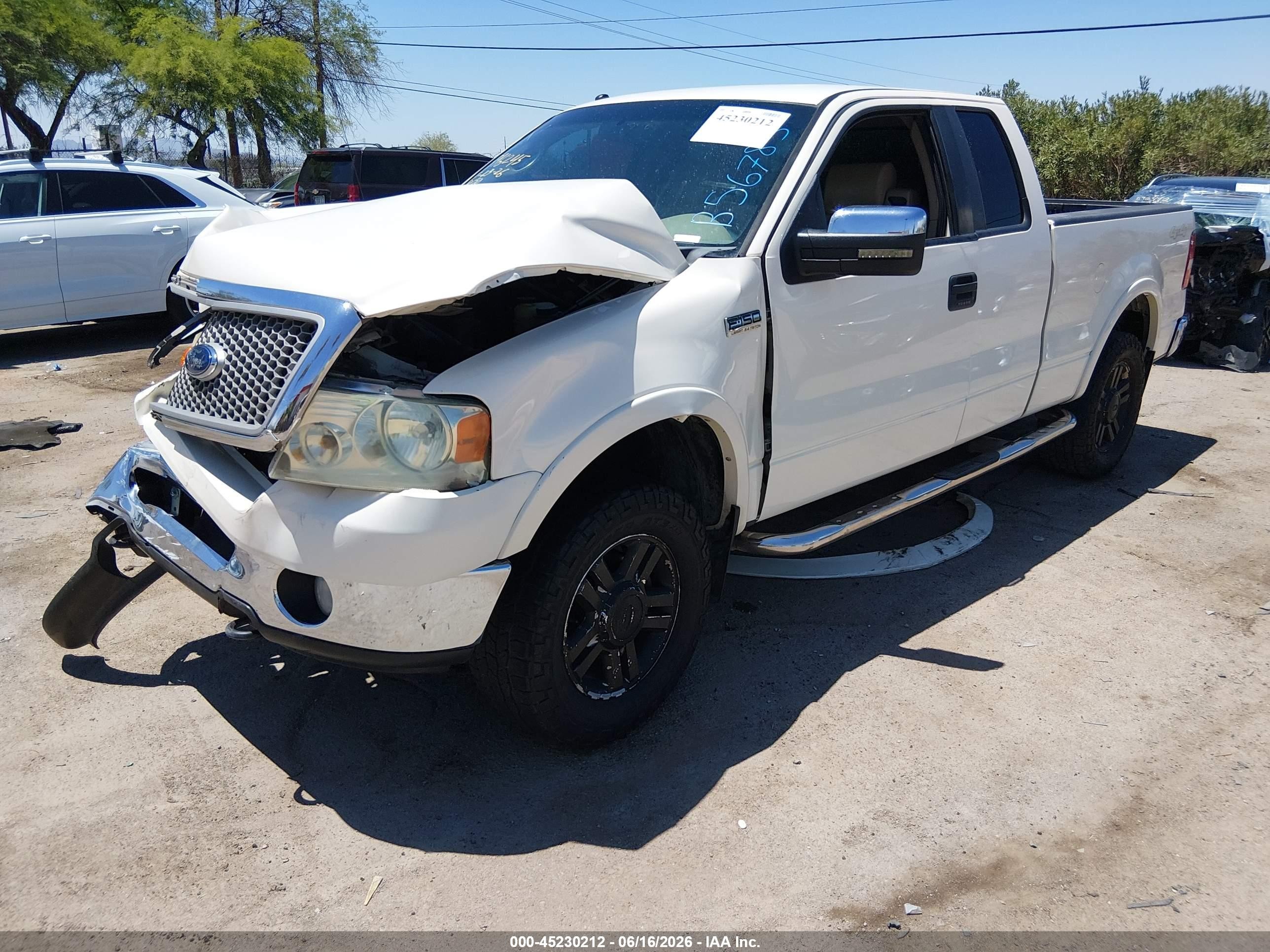 2008 Ford F-150 Fx4/lariat/xl/xlt Белый vin: 1FTPX14V48FB56783