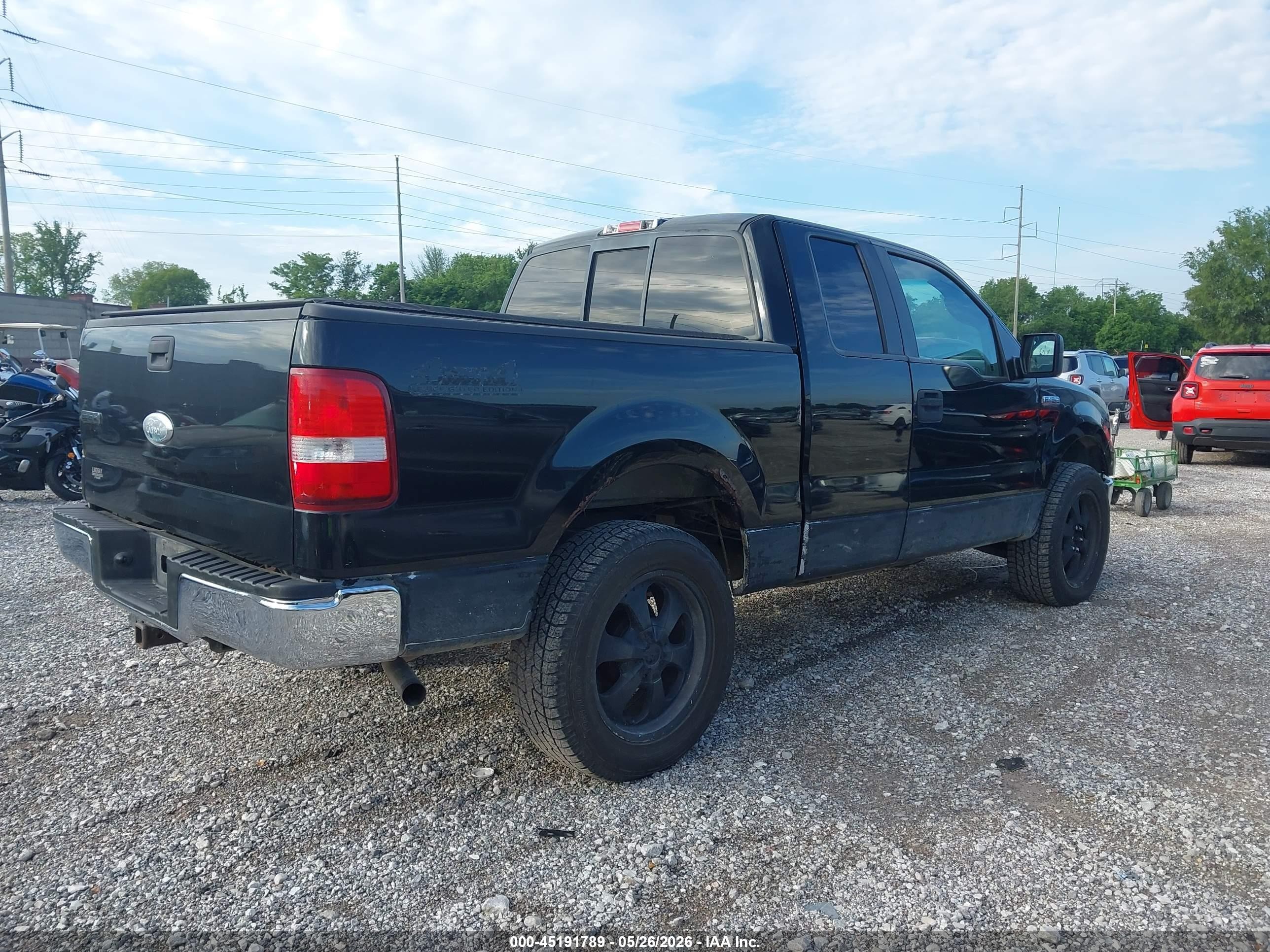 2008 Ford F-150 Fx4/lariat/xl/xlt Black vin: 1FTPX14V48KB23452