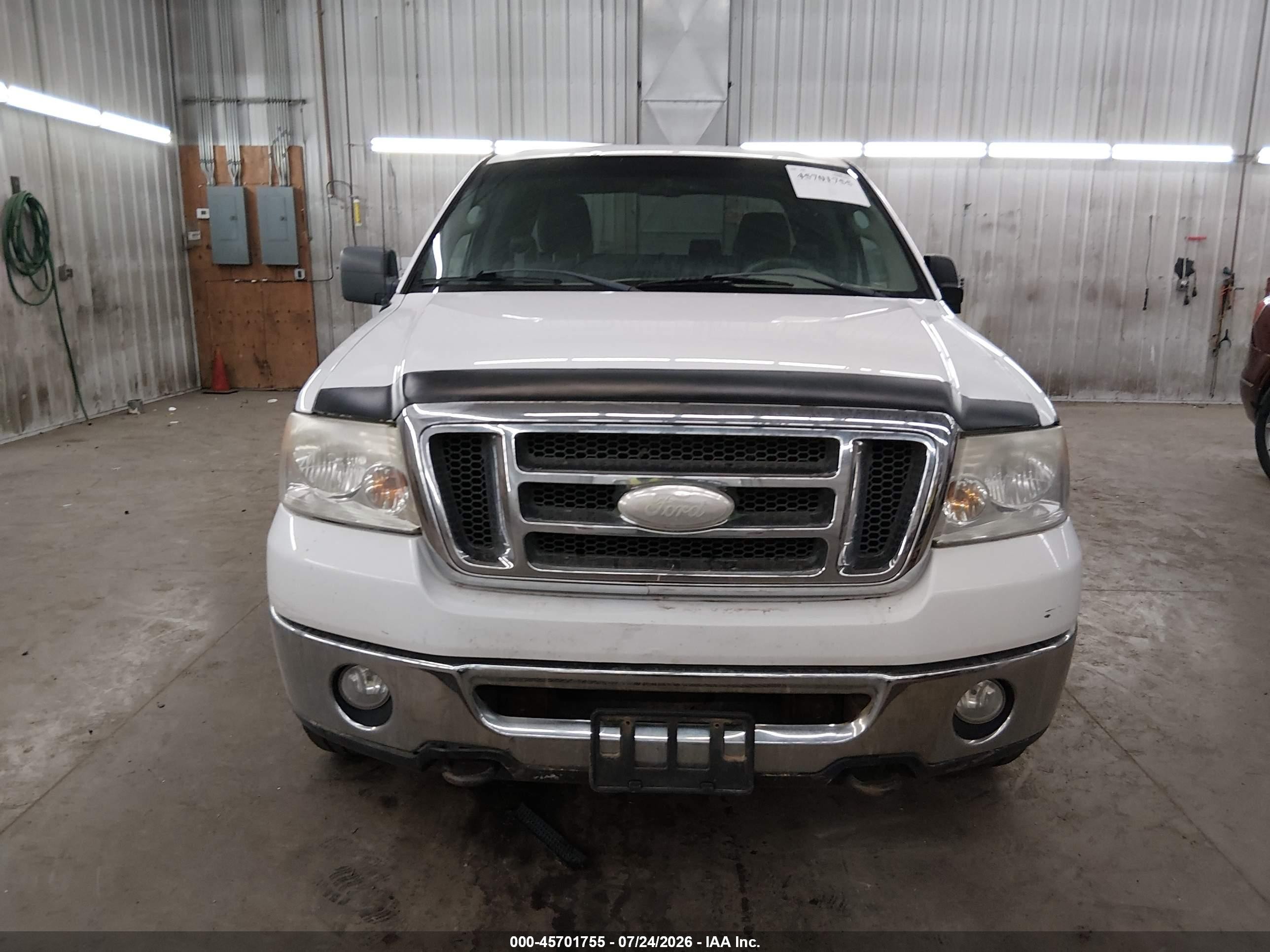 2008 Ford F-150 60th Anniversary/fx4/lariat/xl/xlt White vin: 1FTPX14V48KE96538