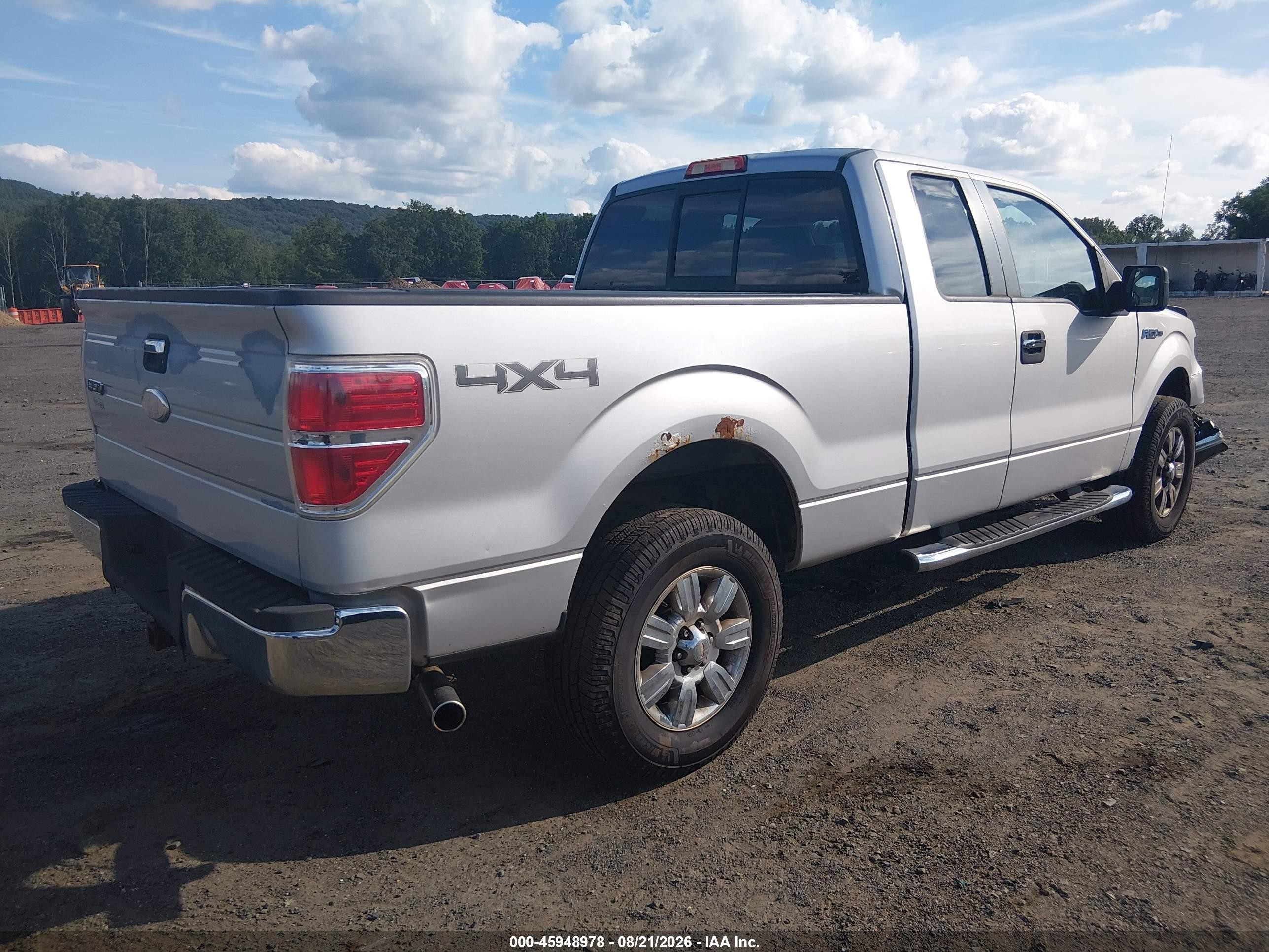 2009 Ford F-150 Xlt Silver vin: 1FTPX14V49KB58123
