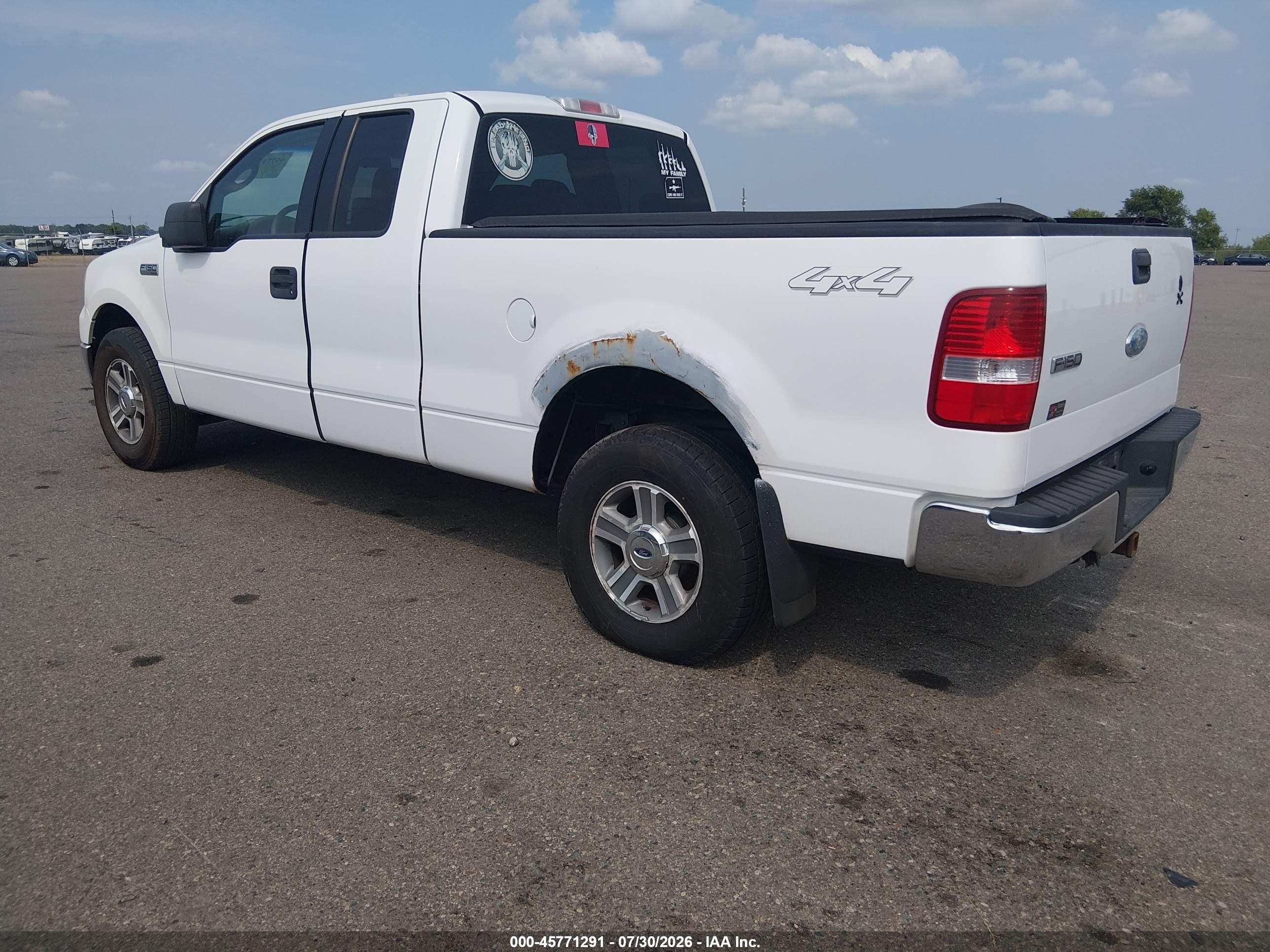 2006 Ford F-150 Fx4/lariat/xl/xlt White vin: 1FTPX14V56FB66901