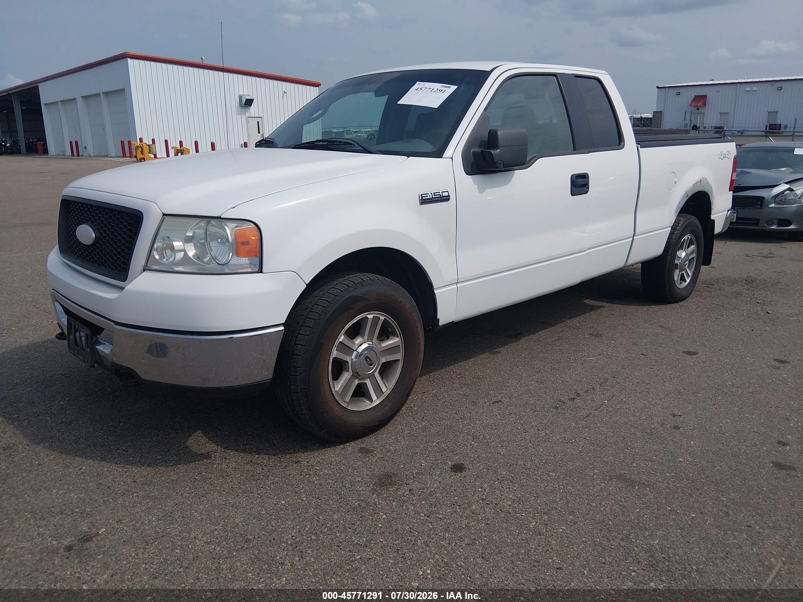 2006 Ford F-150 Fx4/lariat/xl/xlt White vin: 1FTPX14V56FB66901