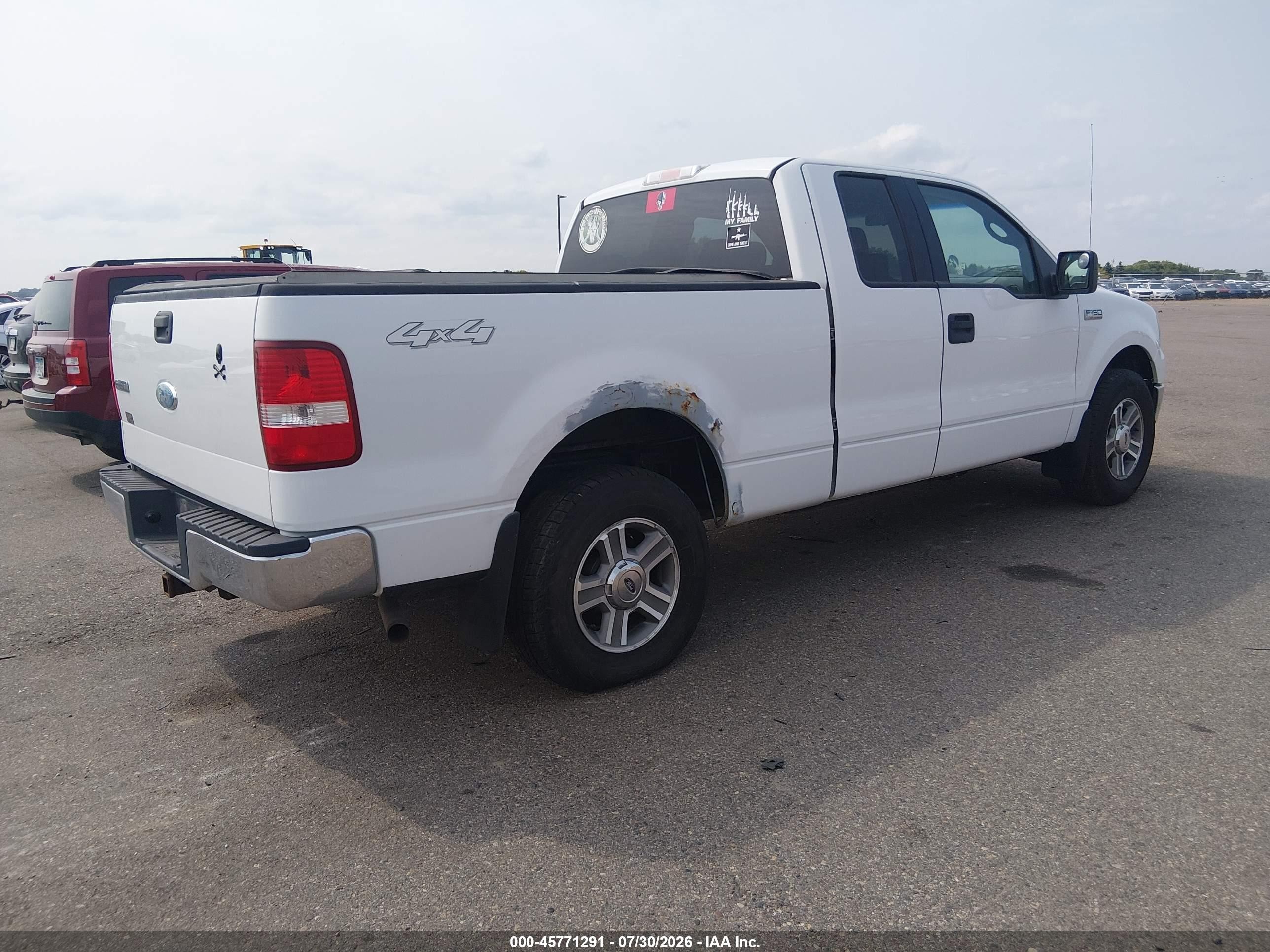 2006 Ford F-150 Fx4/lariat/xl/xlt White vin: 1FTPX14V56FB66901