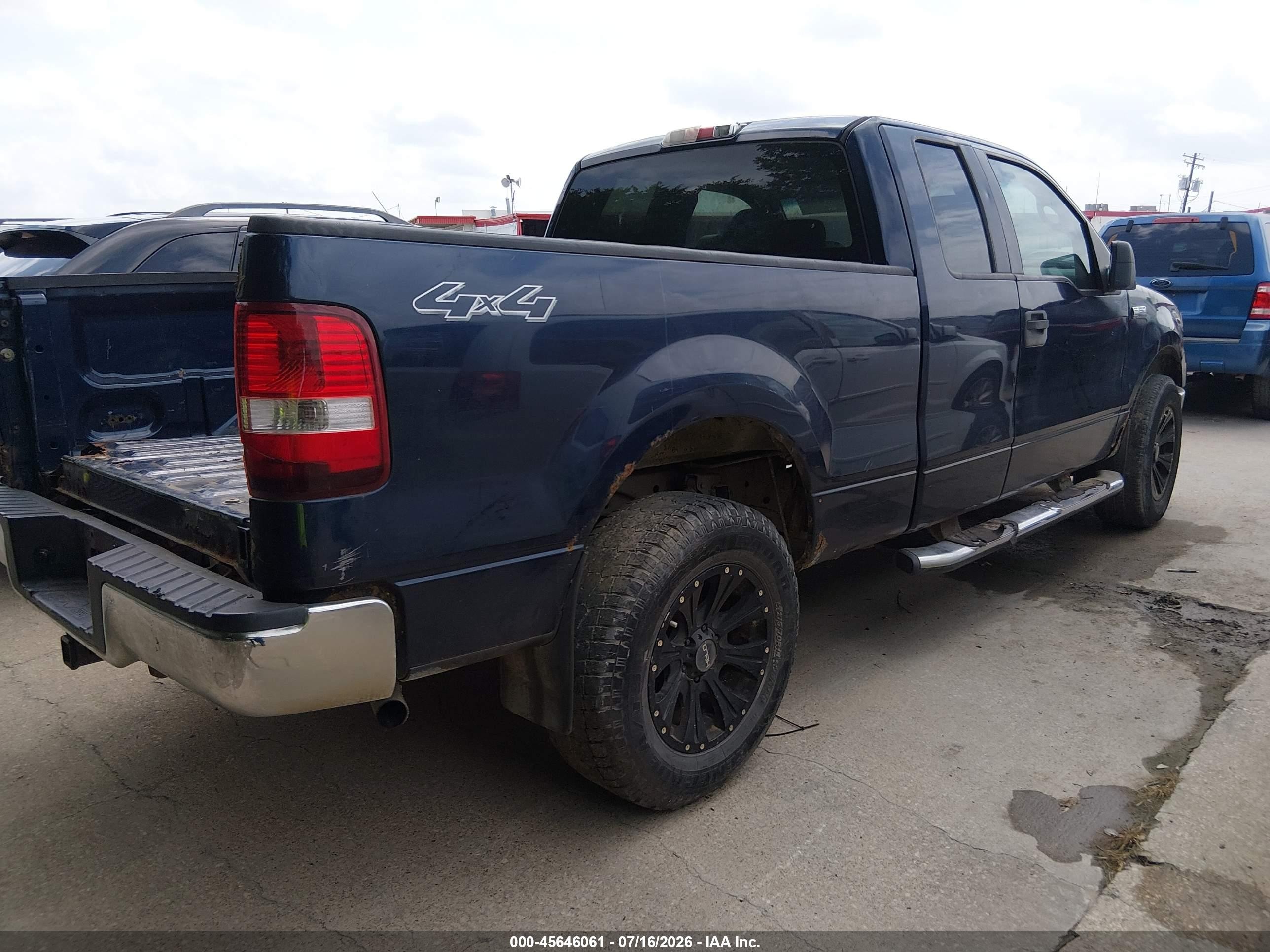 2006 Ford F-150 Fx4/lariat/xl/xlt Blue vin: 1FTPX14V56KD15511