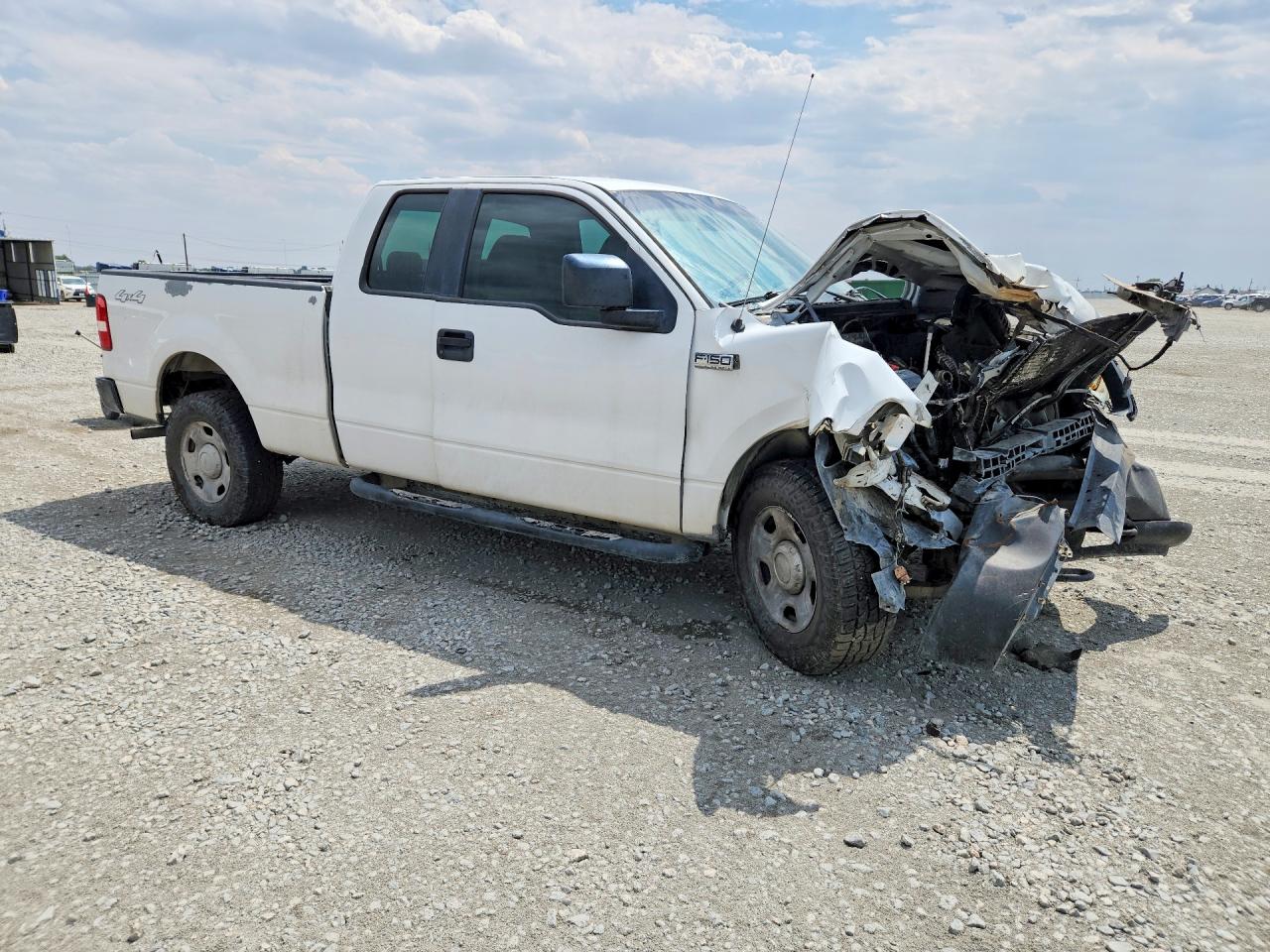 2007 Ford F150 White vin: 1FTPX14V57FA28115