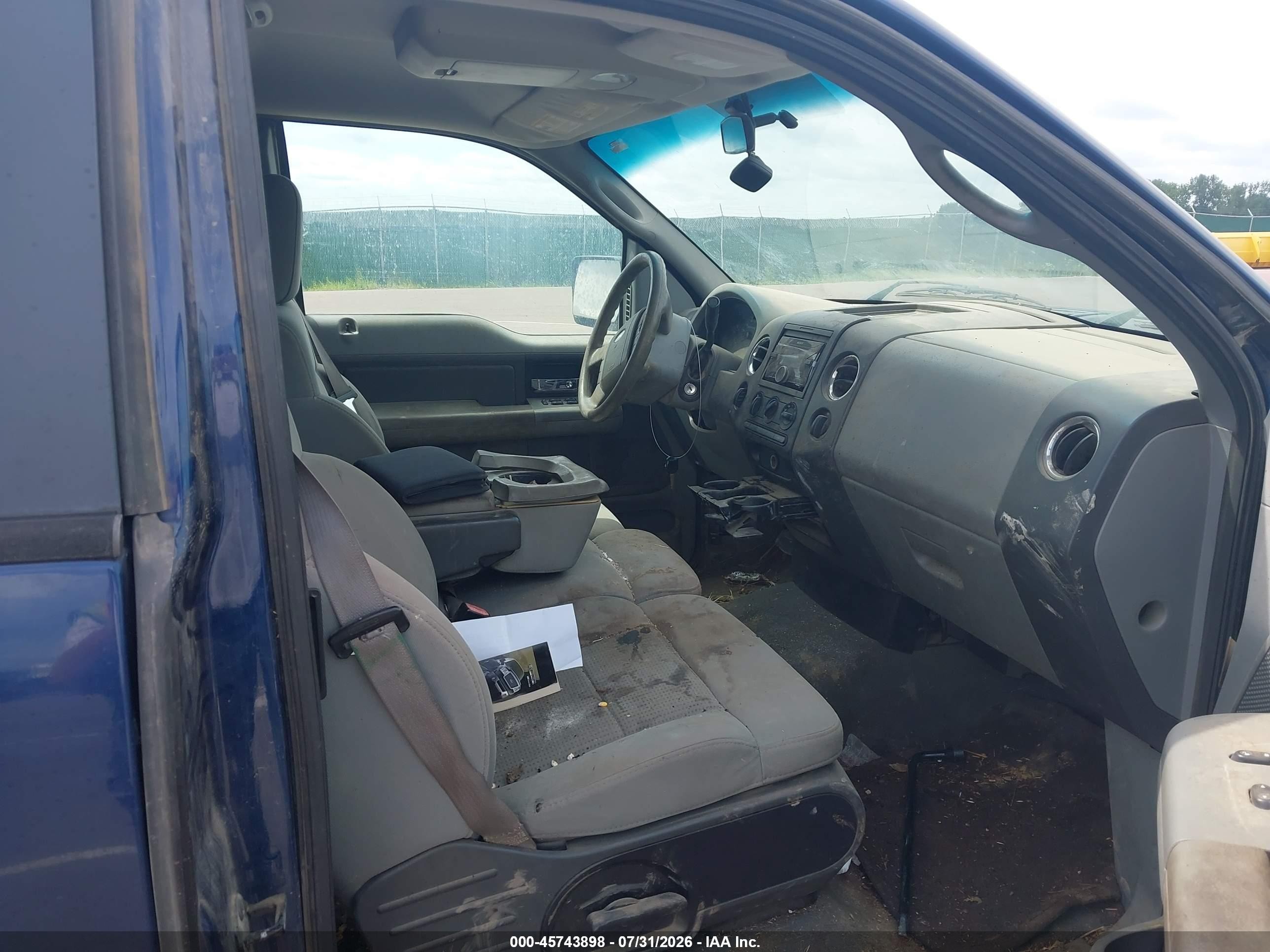 2007 Ford F-150 Fx4/lariat/xl/xlt Blue vin: 1FTPX14V57FA37235