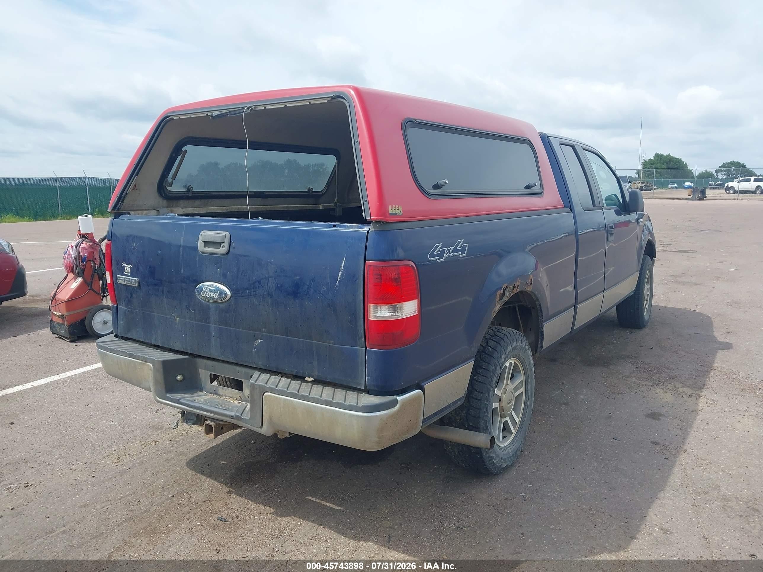 2007 Ford F-150 Fx4/lariat/xl/xlt Blue vin: 1FTPX14V57FA37235