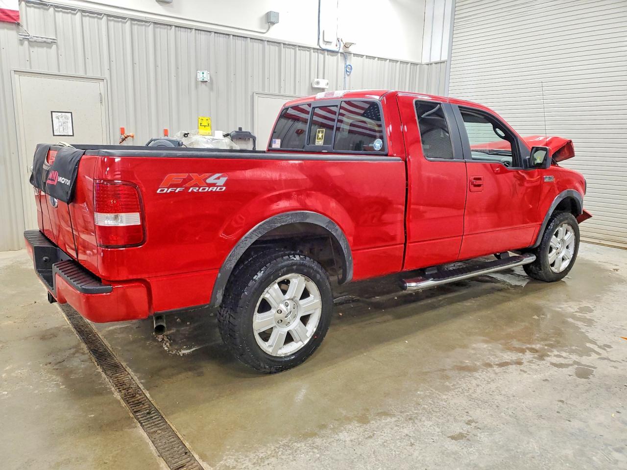 2007 Ford F150 Red vin: 1FTPX14V57FA93952