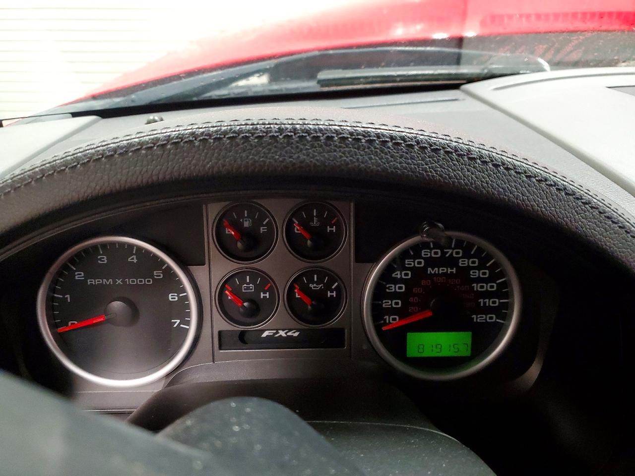 2007 Ford F150 Red vin: 1FTPX14V57FA93952