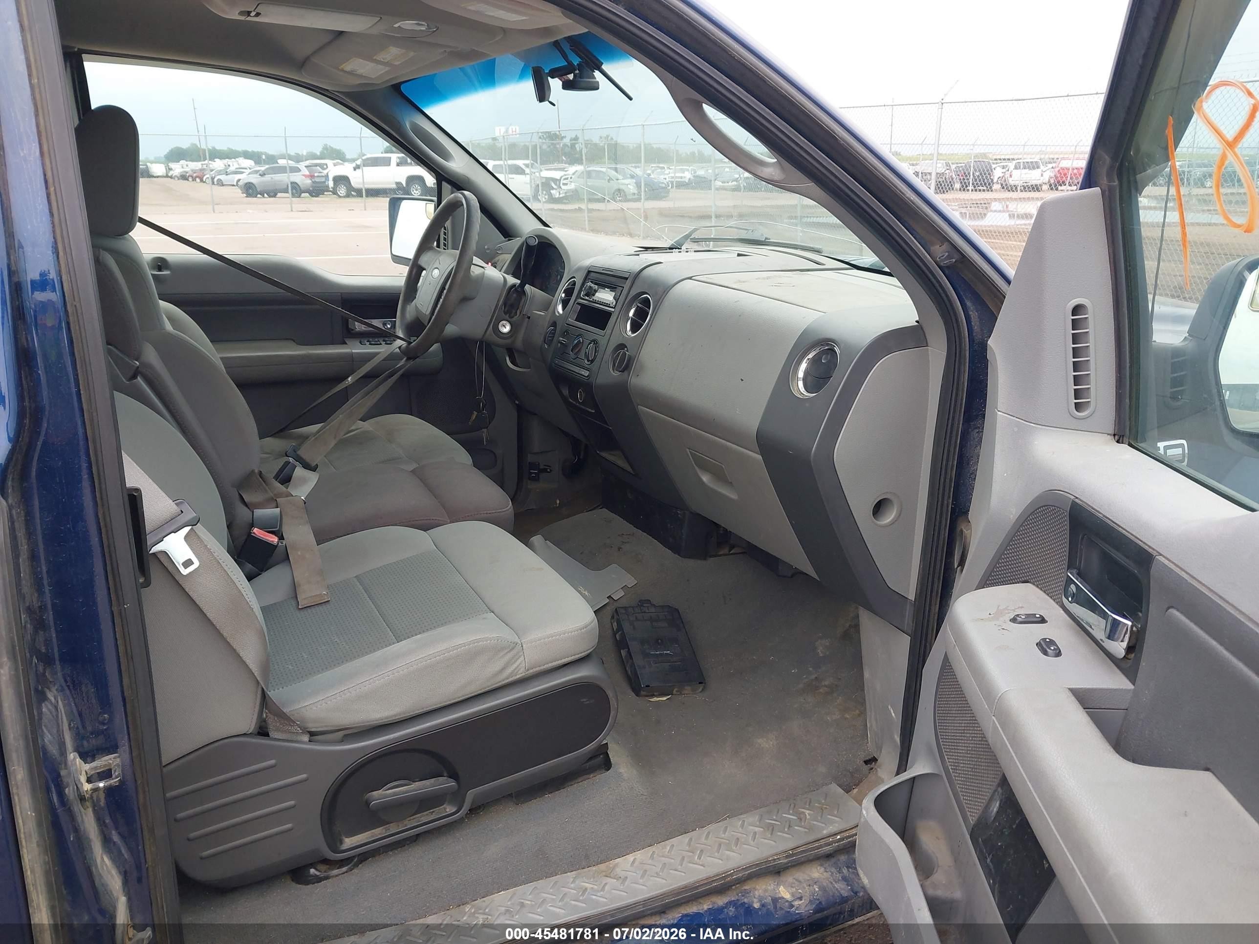 2007 Ford F-150 Fx4/lariat/xl/xlt Blue vin: 1FTPX14V57FB27999