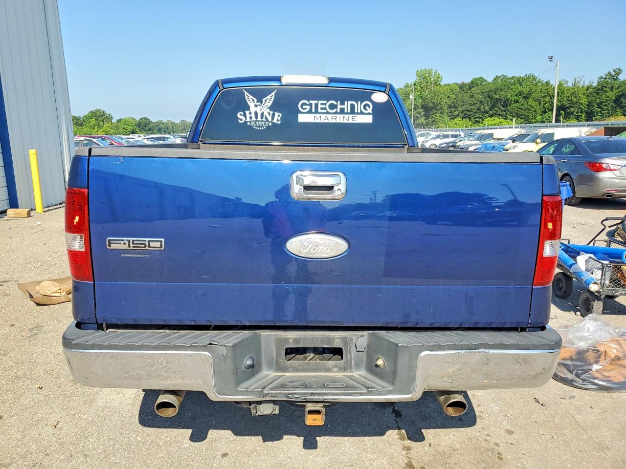 2007 Ford F150 Blue vin: 1FTPX14V57FB66916