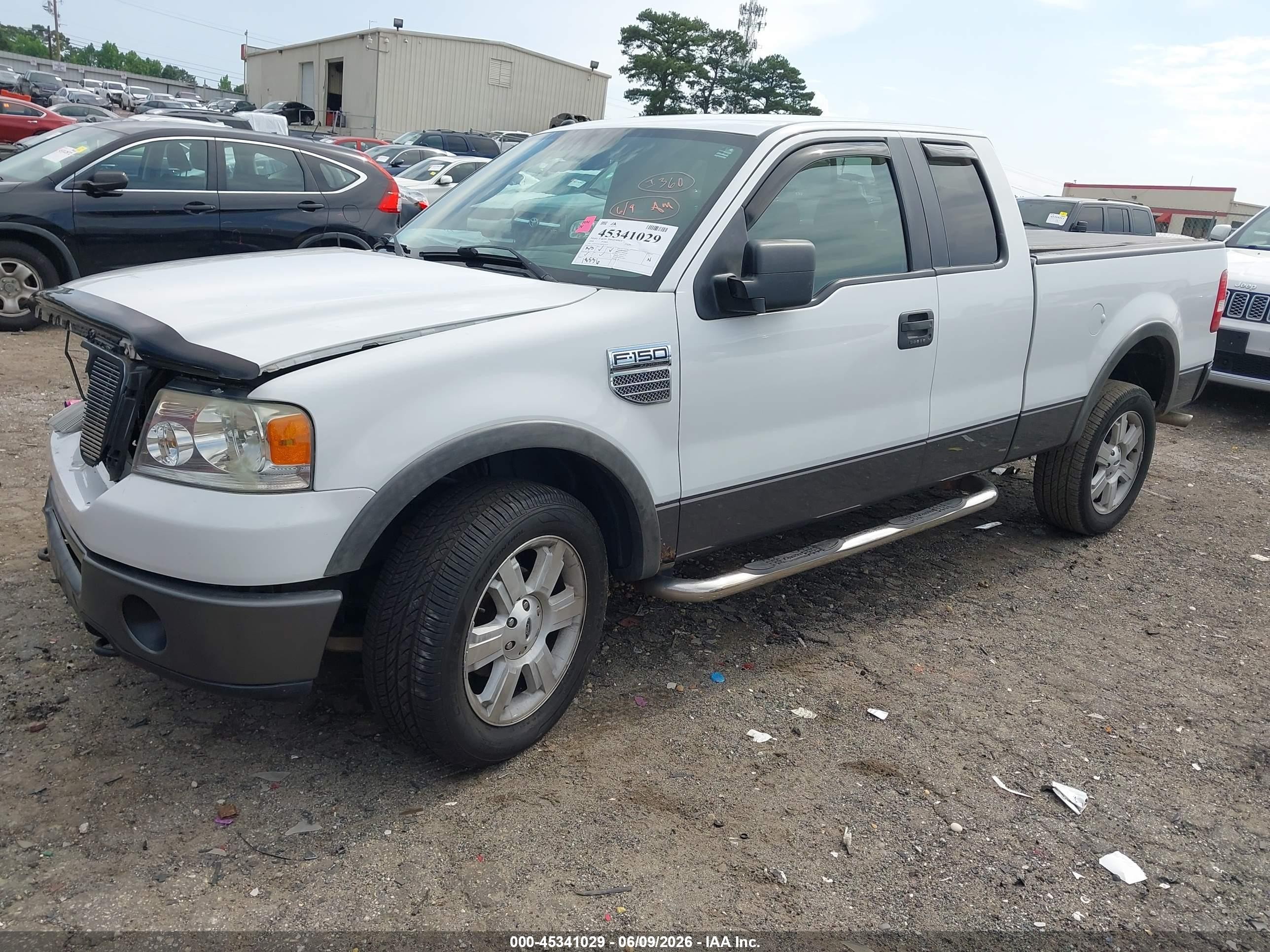 2008 Ford F-150 60th Anniversary/fx4/lariat/xl/xlt White vin: 1FTPX14V58FB32427