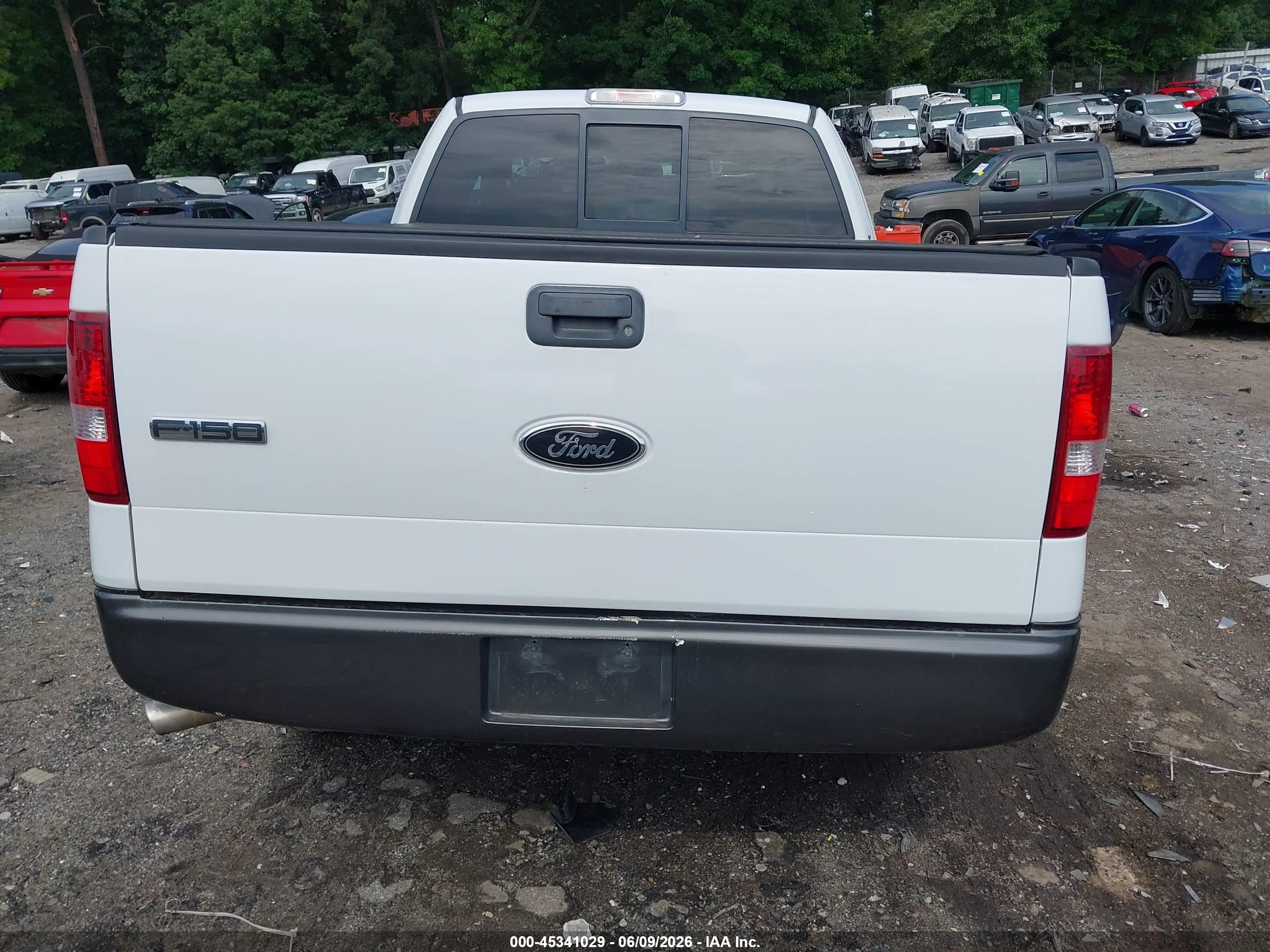 2008 Ford F-150 60th Anniversary/fx4/lariat/xl/xlt White vin: 1FTPX14V58FB32427