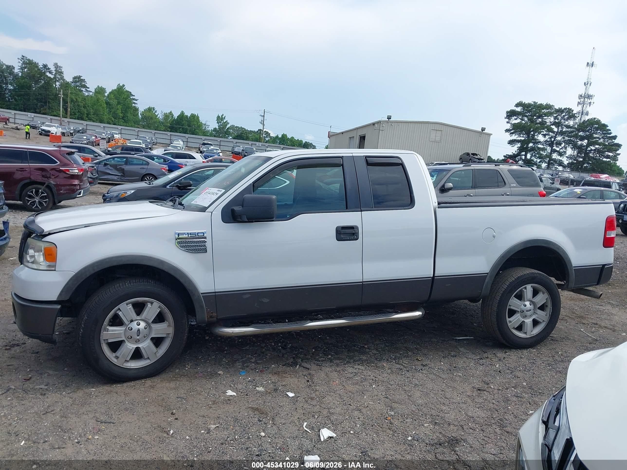 2008 Ford F-150 60th Anniversary/fx4/lariat/xl/xlt White vin: 1FTPX14V58FB32427