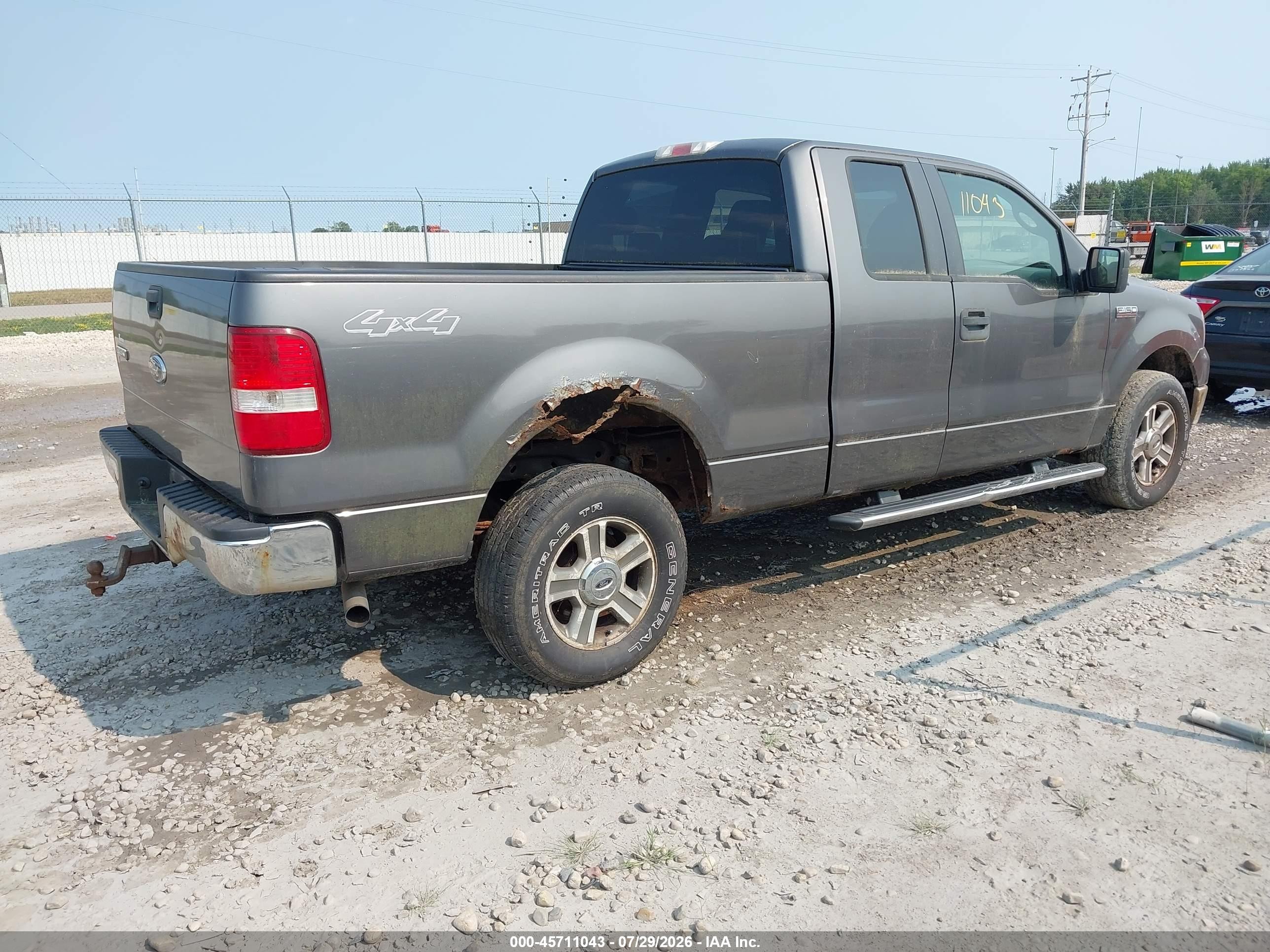 2008 Ford F-150 60th Anniversary/fx4/lariat/xl/xlt Серый vin: 1FTPX14V58FB70367